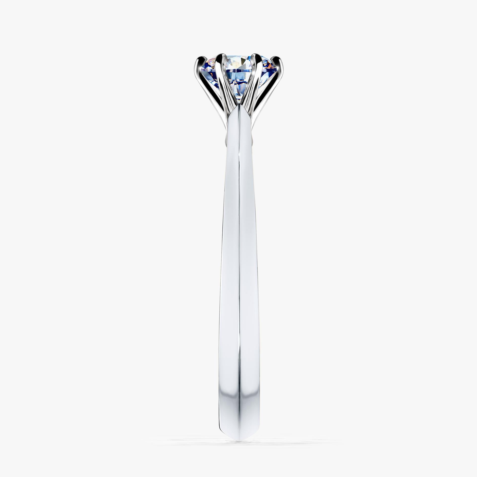 Pierscionek zareczynowy z diamentem 050 CT z bialego zlota my queen 03