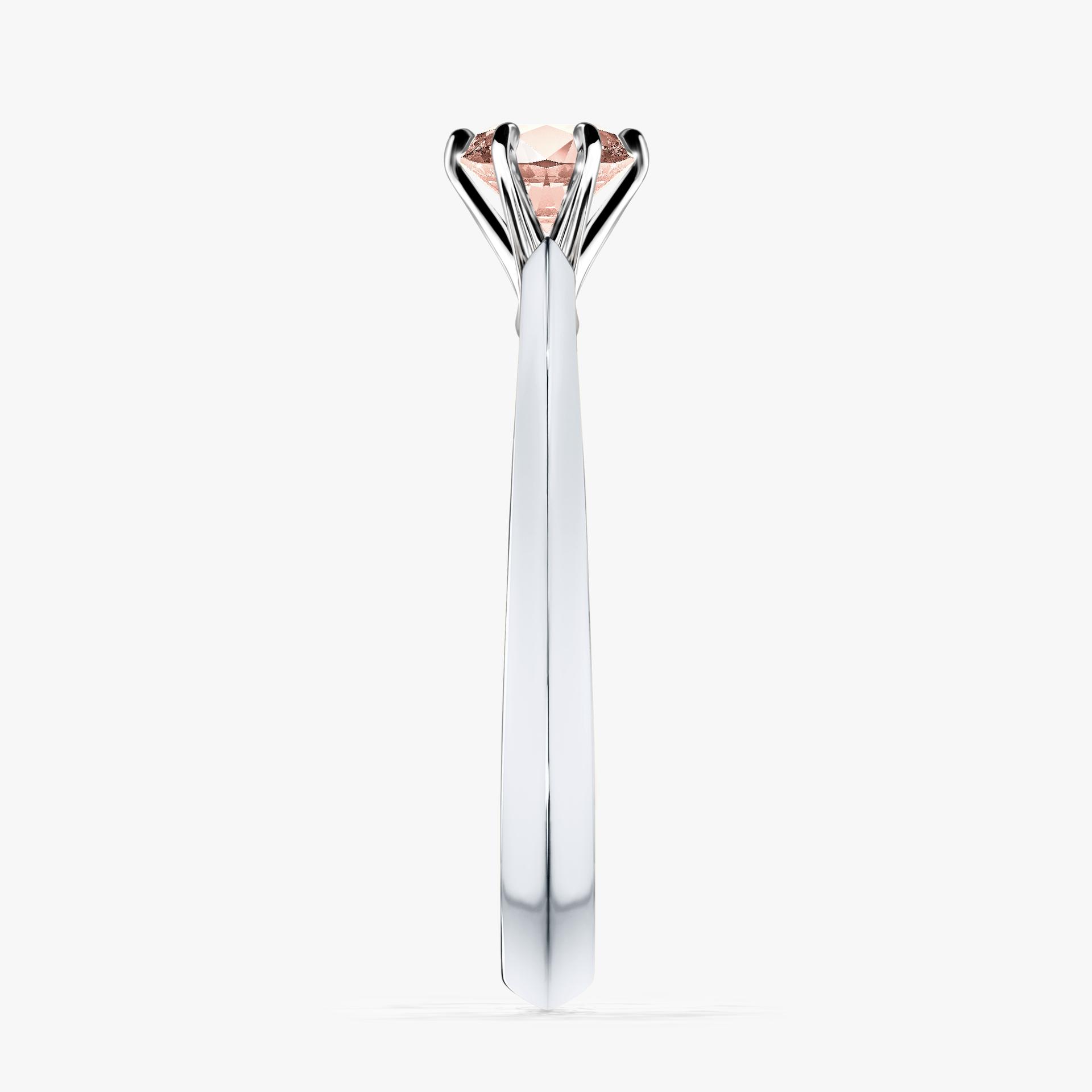 Pierscionek zareczynowy z morganitem 050 CT z bialego zlota my queen 03