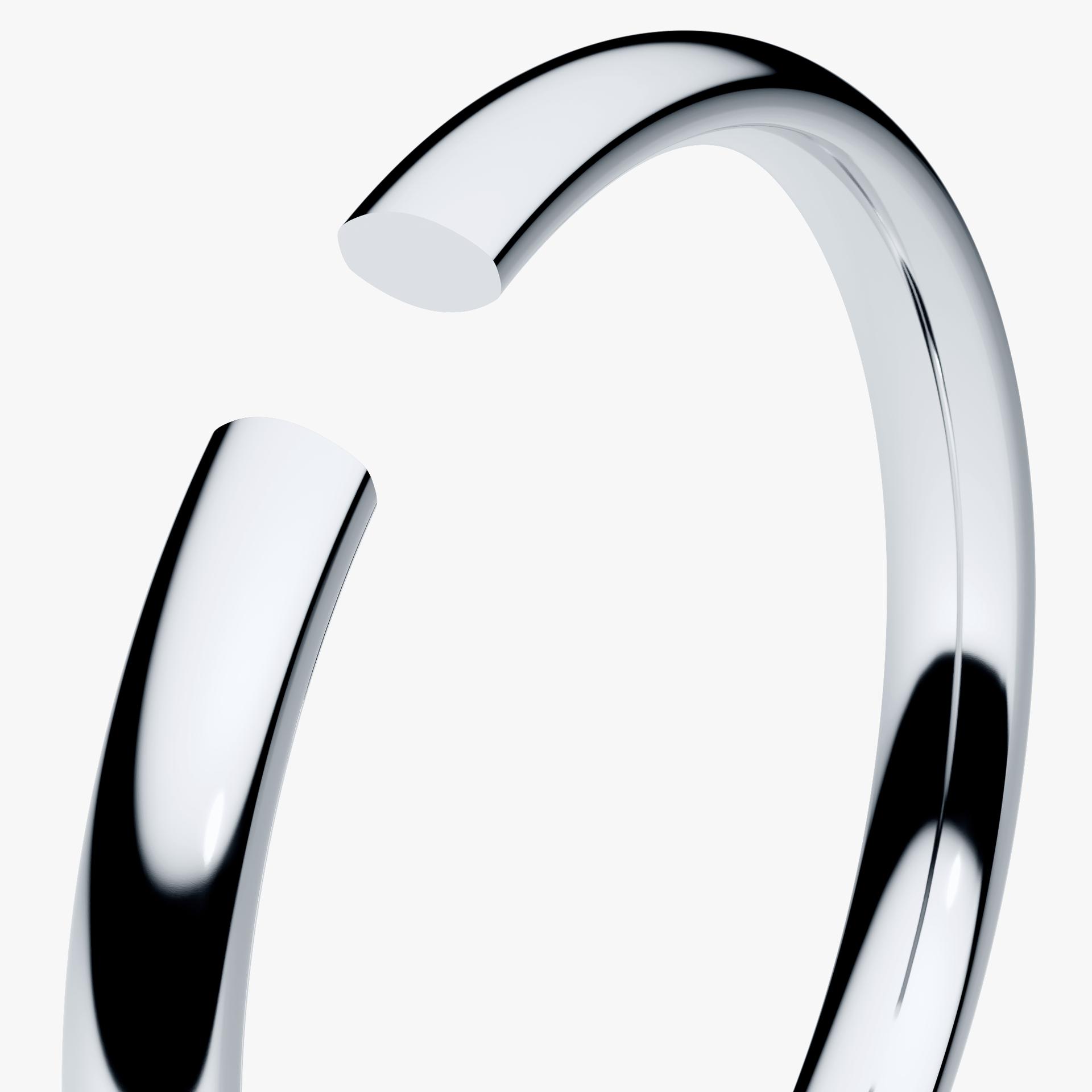Obrączka ślubna Regular z białego złota 2mm
