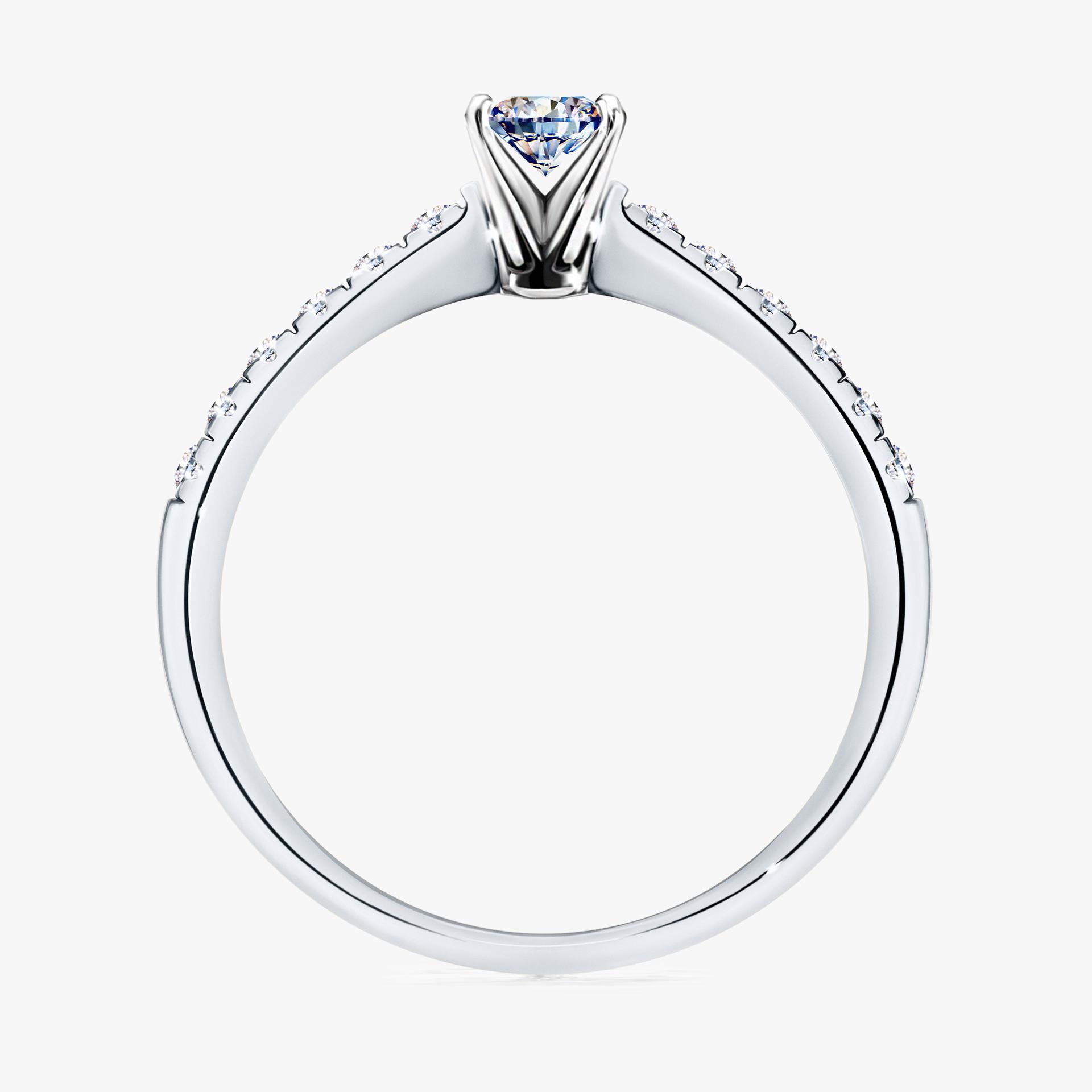 Pierscionek zareczynowy z diamentem 024 CT z bialego zlota my sunshine 02