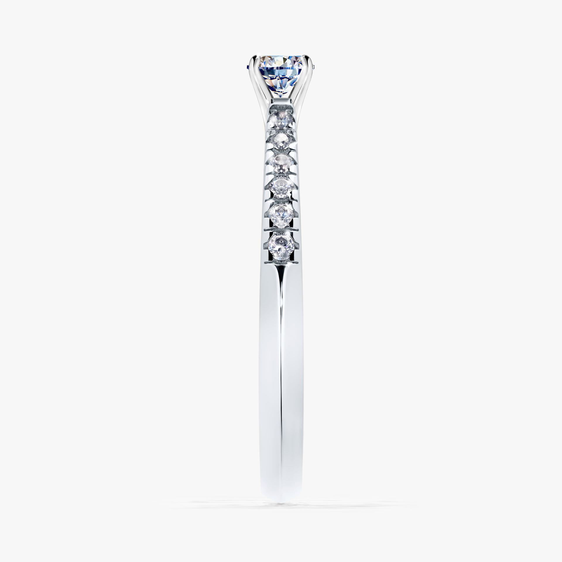 Pierscionek zareczynowy z diamentem 024 CT z bialego zlota my sunshine 03