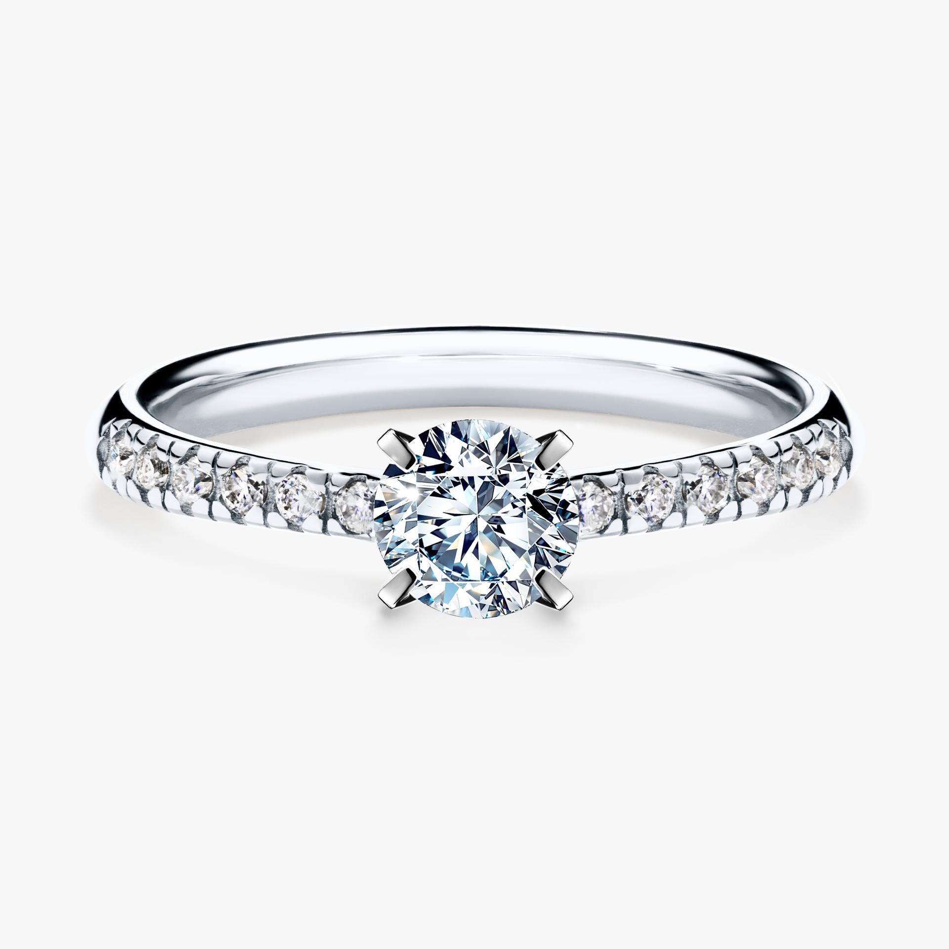 Pierscionek zareczynowy z diamentem 044 CT z bialego zlota my sunshine 01