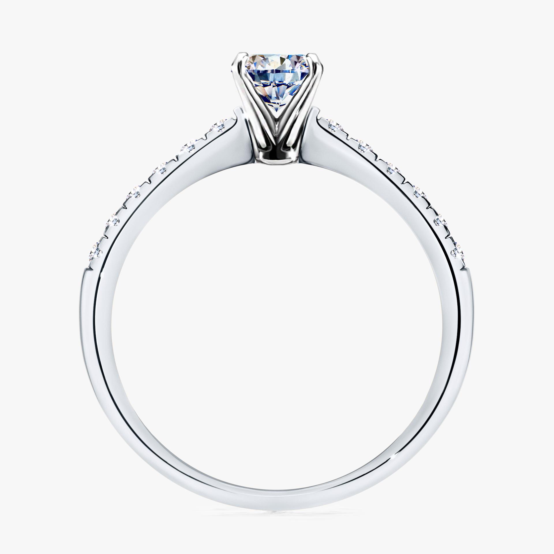 Pierscionek zareczynowy z diamentem 044 CT z bialego zlota my sunshine 02
