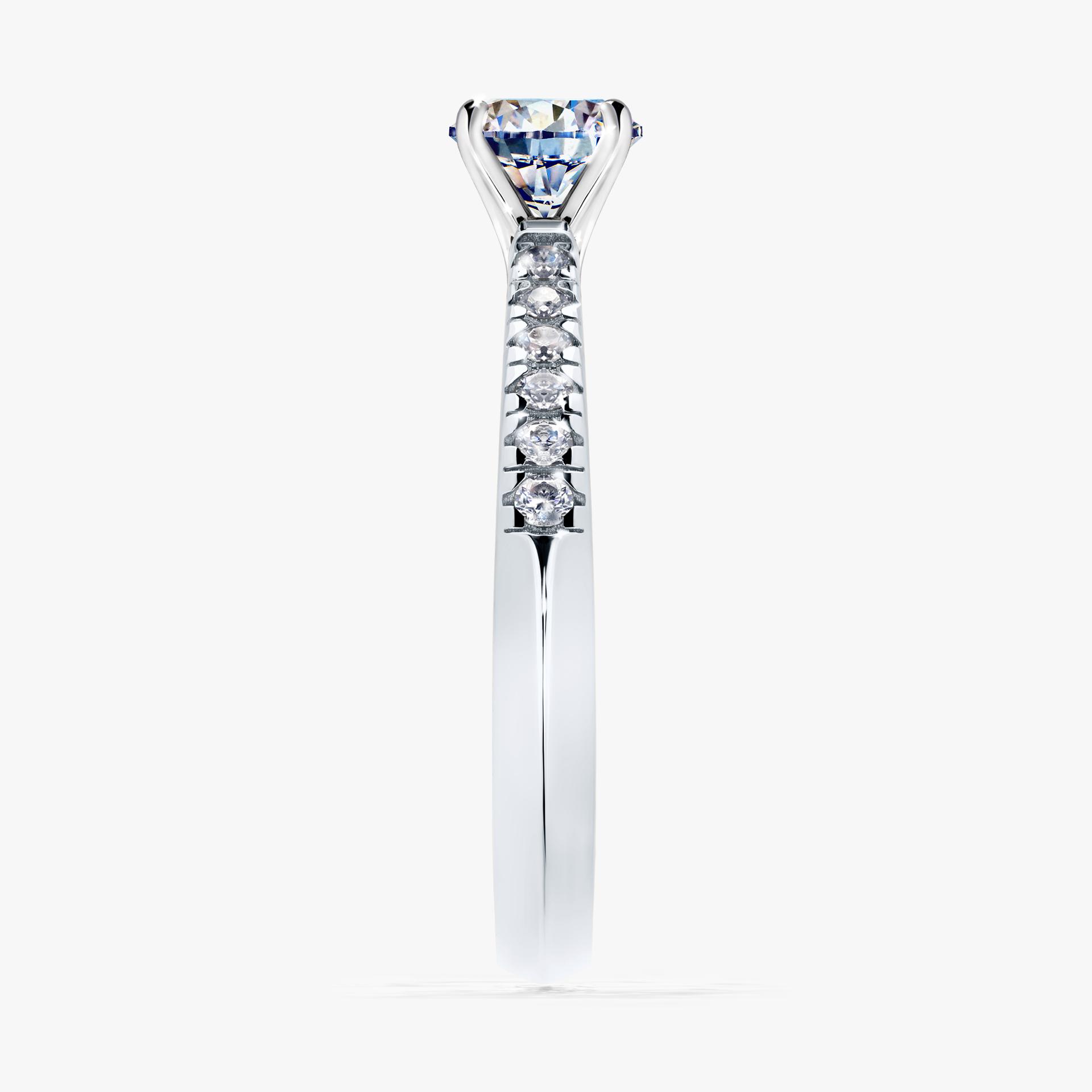 Pierscionek zareczynowy z diamentem 044 CT z bialego zlota my sunshine 03