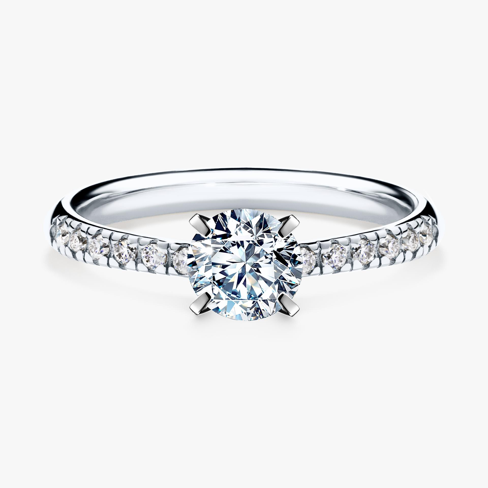 Pierscionek zareczynowy z diamentem 064 CT z bialego zlota my sunshine 01