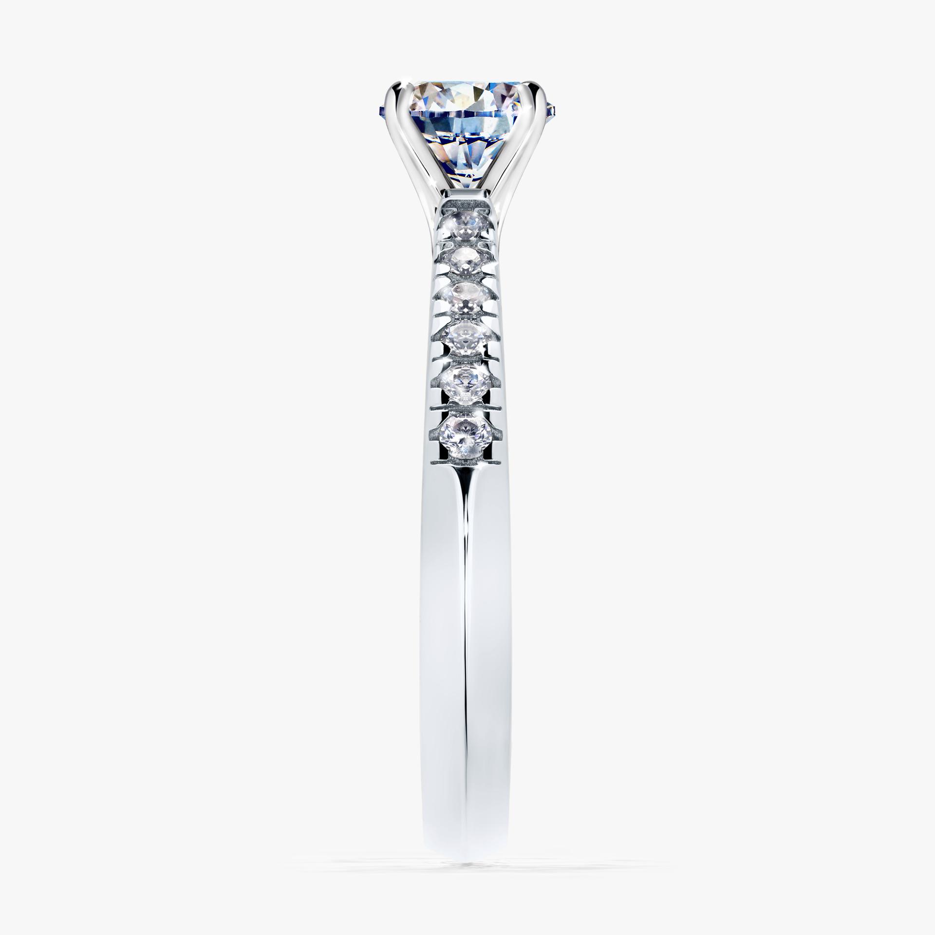 Pierscionek zareczynowy z diamentem 064 CT z bialego zlota my sunshine 03