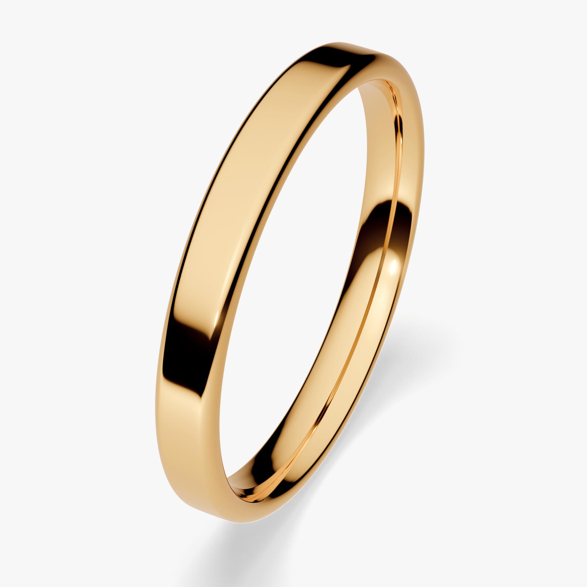 Obrączka ślubna Urban z żółtego złota 2,5mm