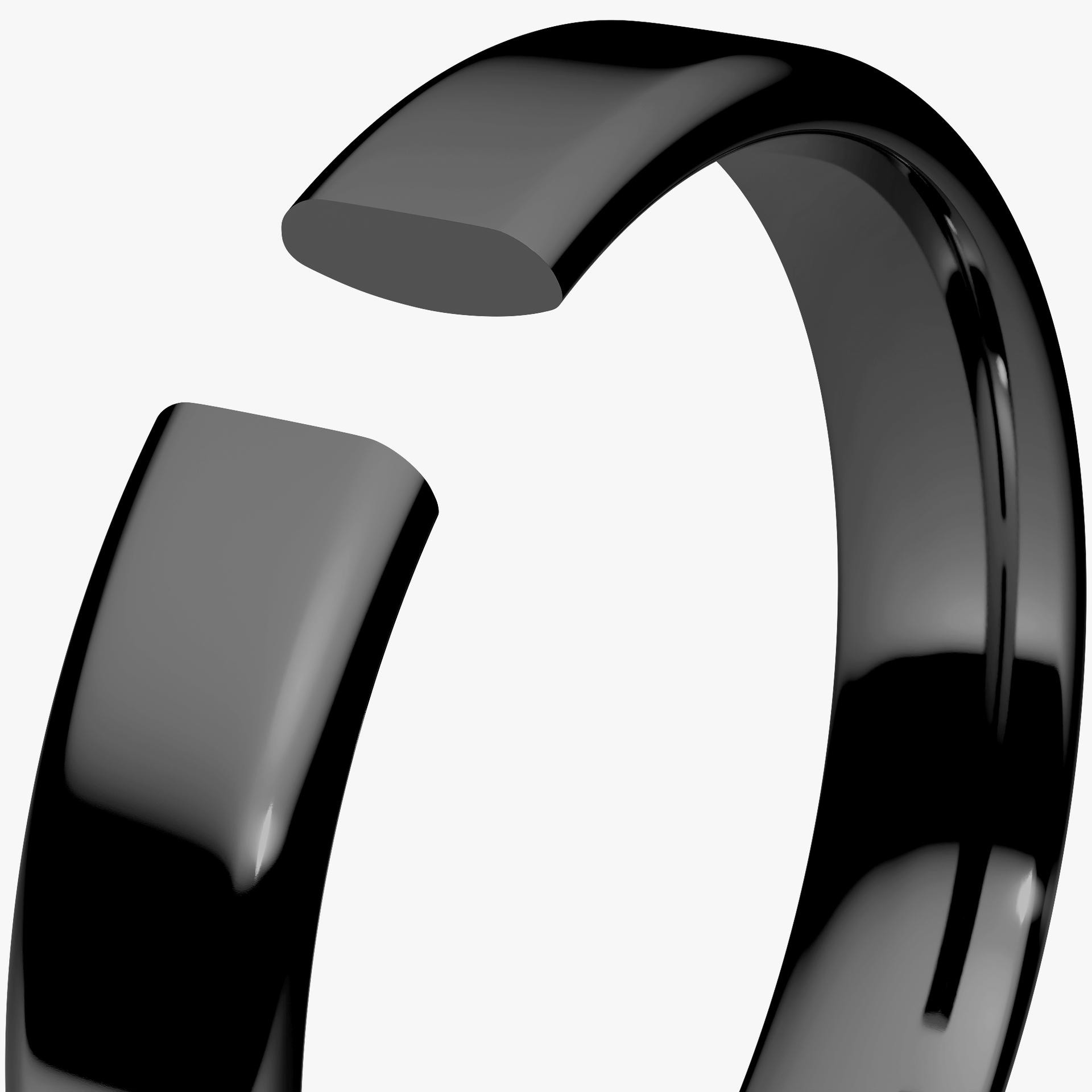 Obrączka ślubna Urban z czarnego złota 3,5mm