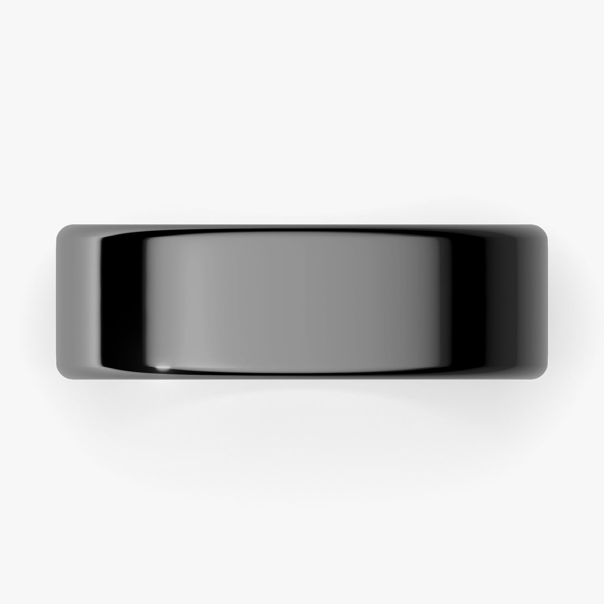 Obrączka ślubna Urban z czarnego złota 6mm