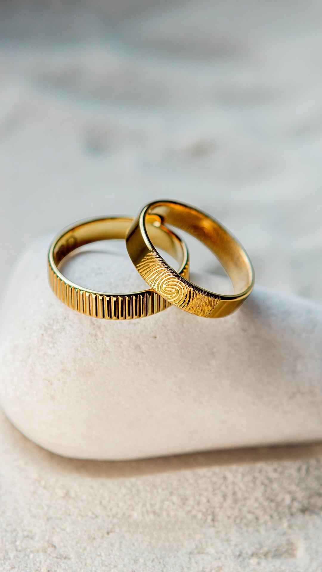 Obraczka slubna urban 5,5 mm z zoltego zlota 08