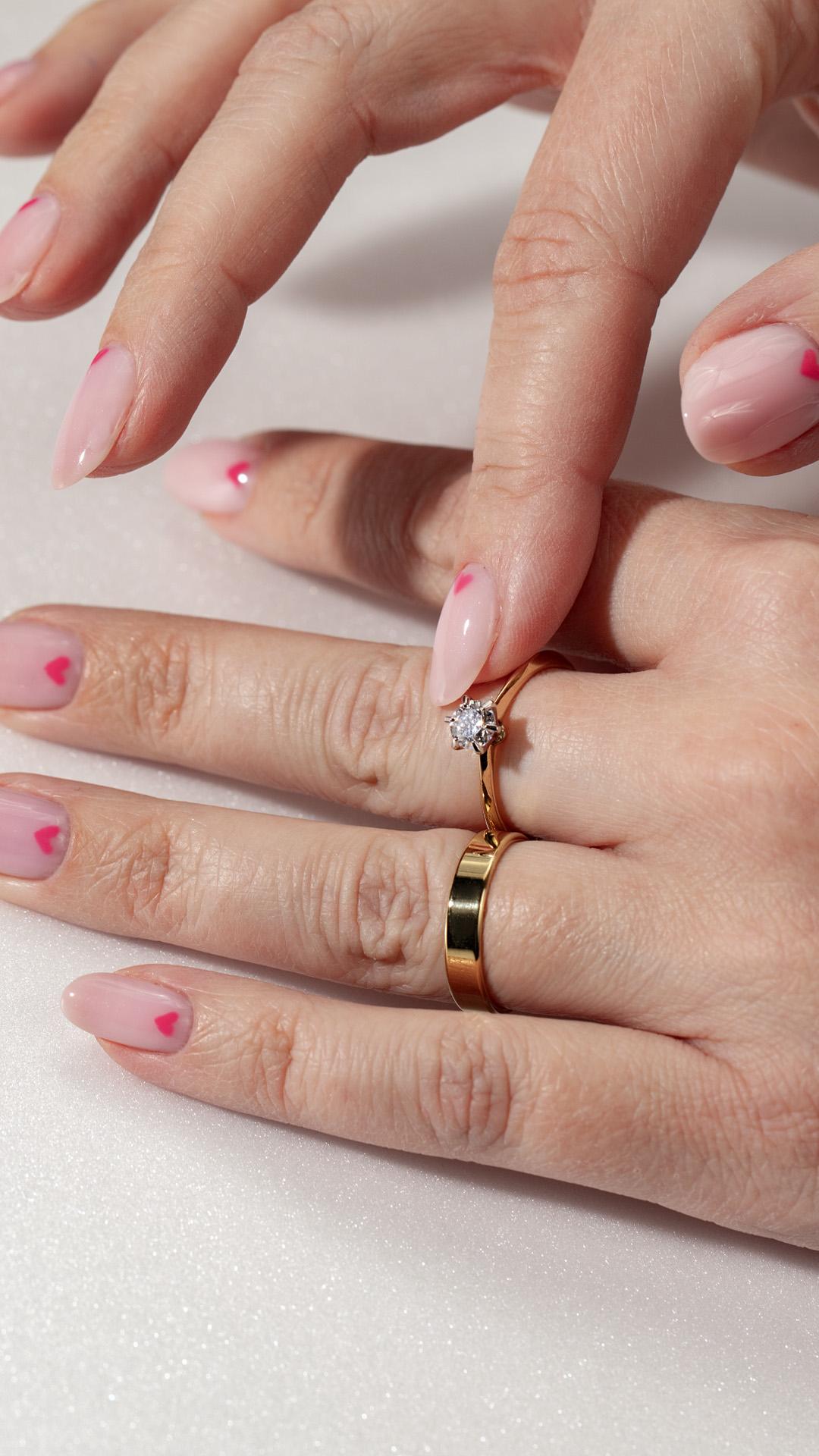 Obraczka slubna urban 5 mm z zoltego zlota 08