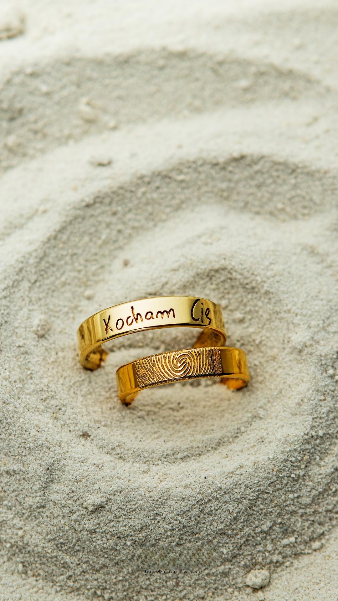 Obraczka slubna urban 6 mm z zoltego zlota 09