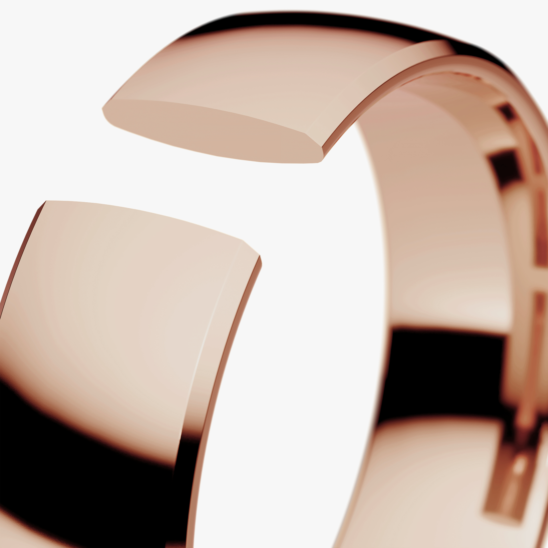 Obraczki slubne komfort 5 5 mm z rozowego zlota 05