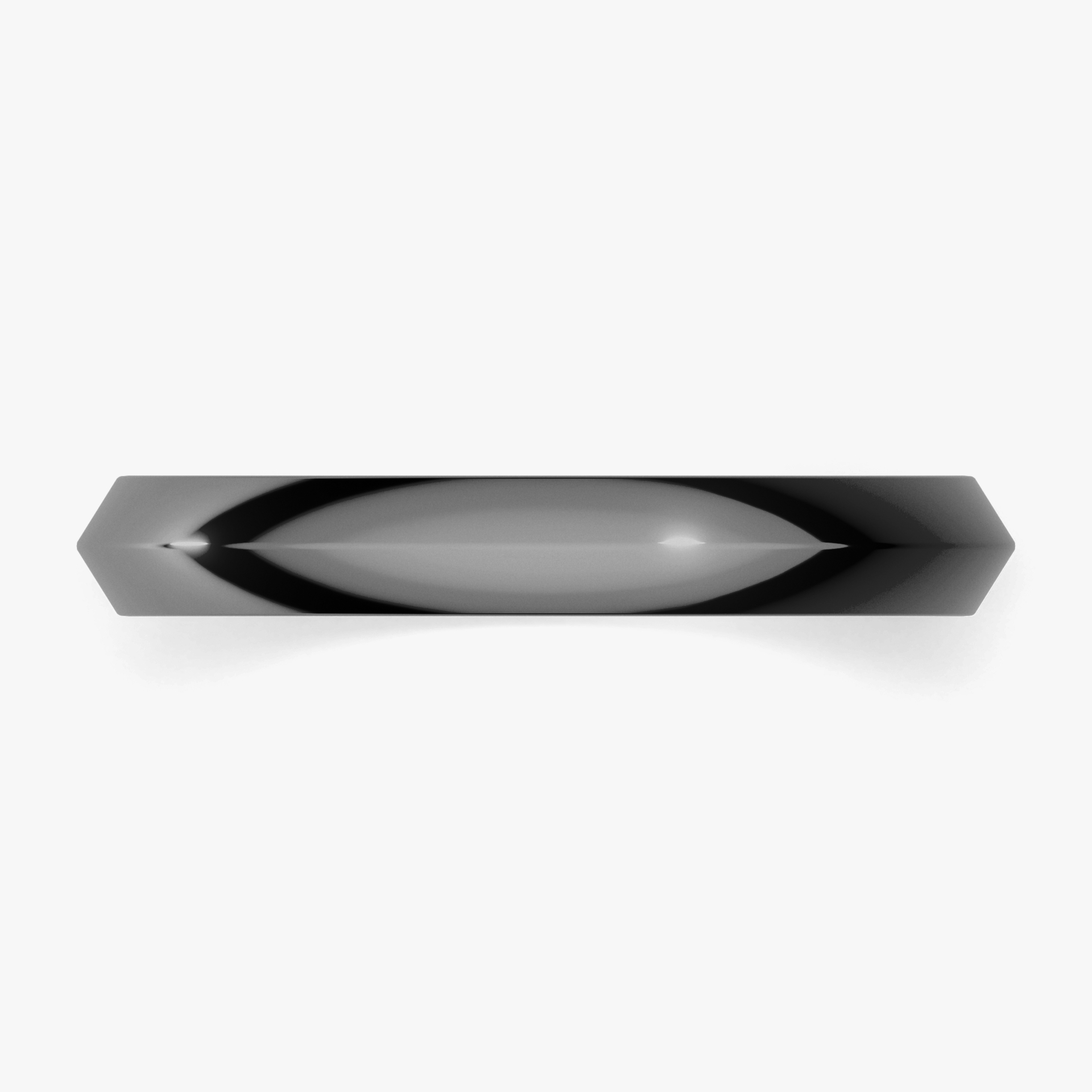 Obraczki slubne classica 3 mm z czarnego zlota 04