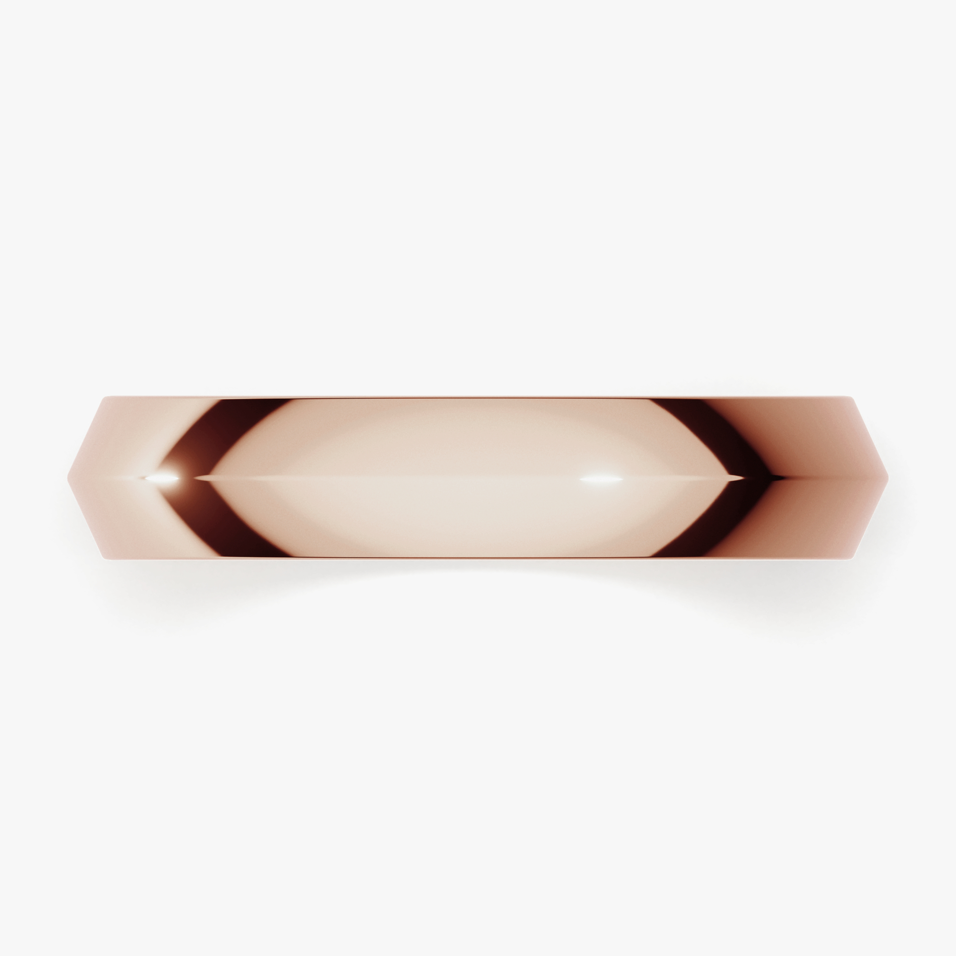 Obraczki slubne classica 4 mm z rozowego zlota 04