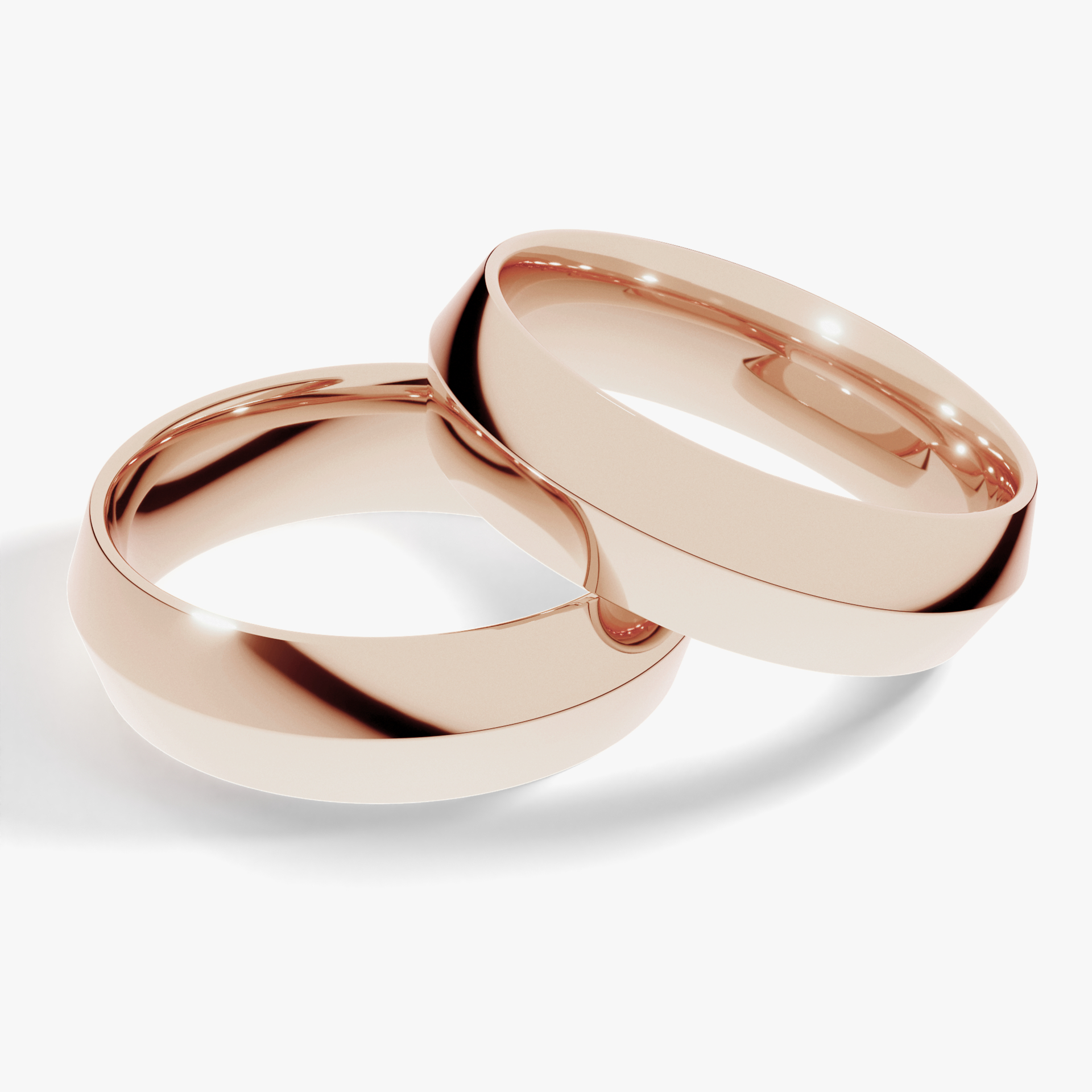 Obraczki slubne classica 5 5 mm z rozowego zlota 01
