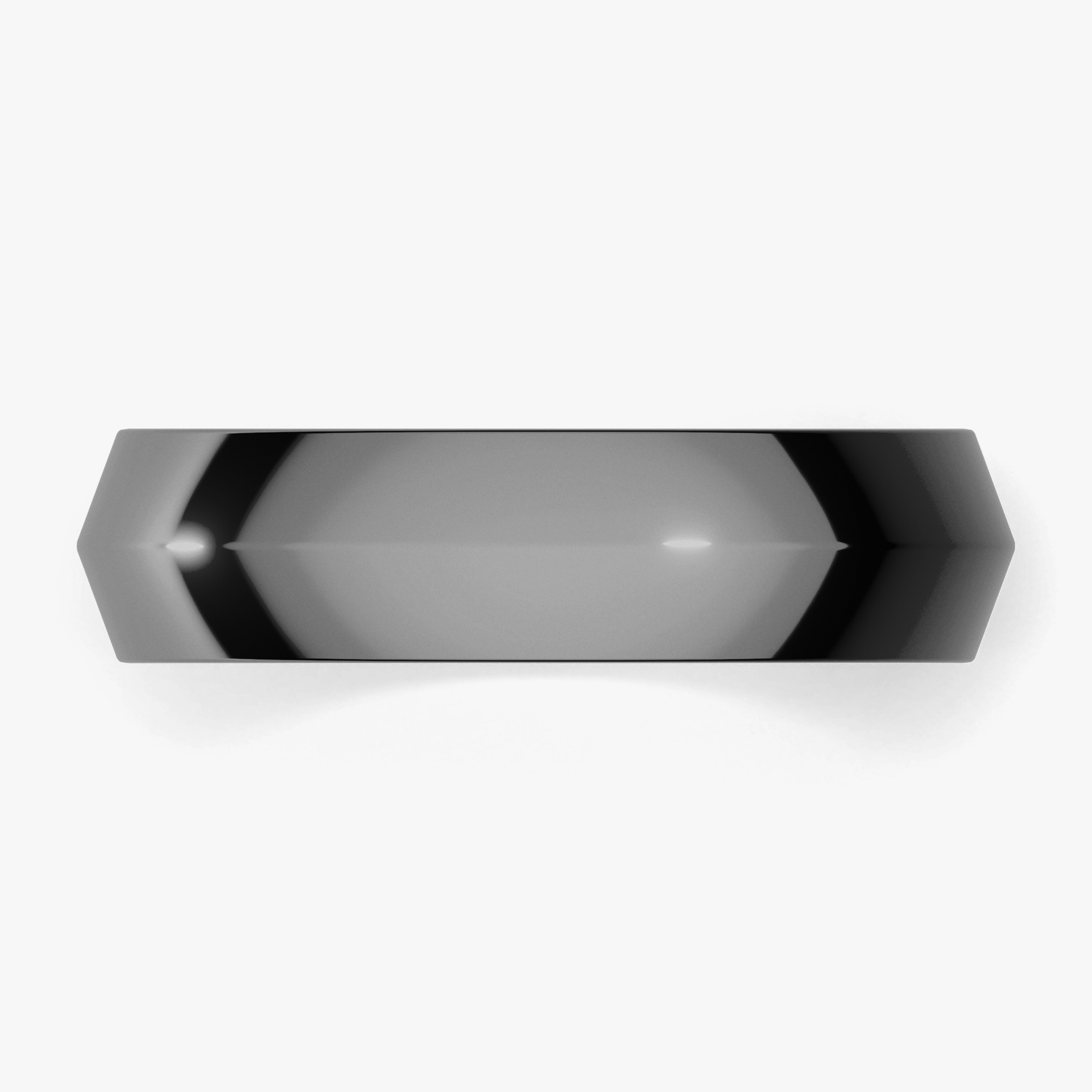 Obraczki slubne classica 5 mm z czarnego zlota 04