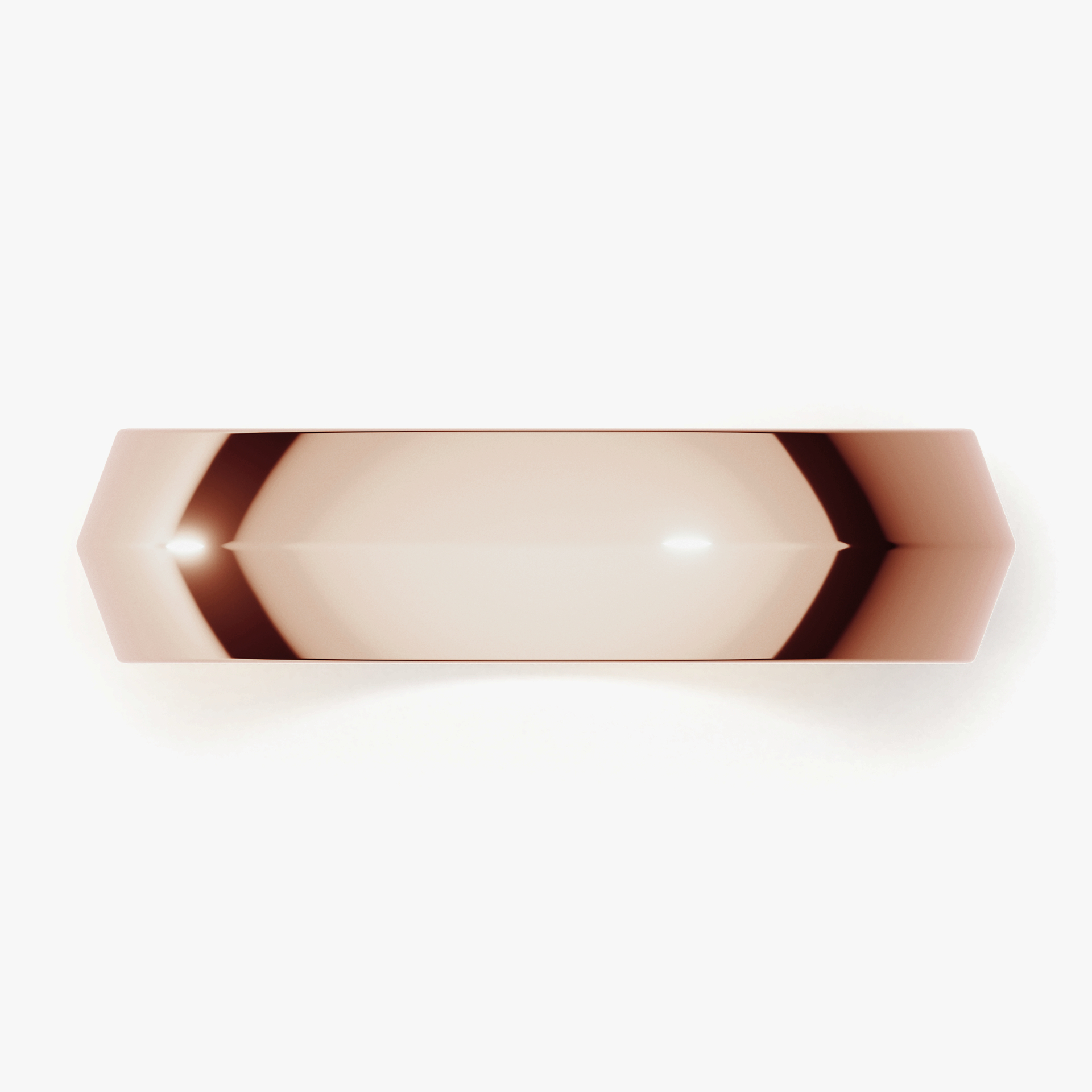 Obraczki slubne classica 5 mm z rozowego zlota 04