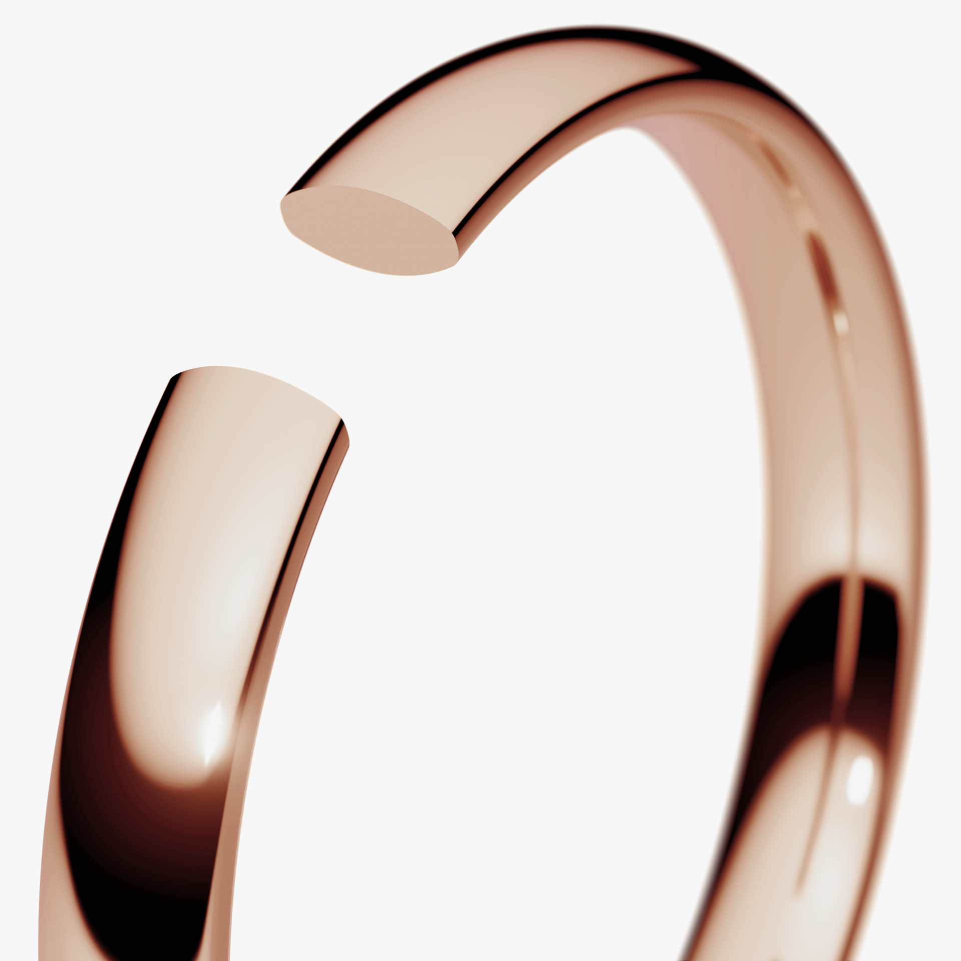 Obraczki slubne polokragla regular 2 5 mm z rozowego zlota 05