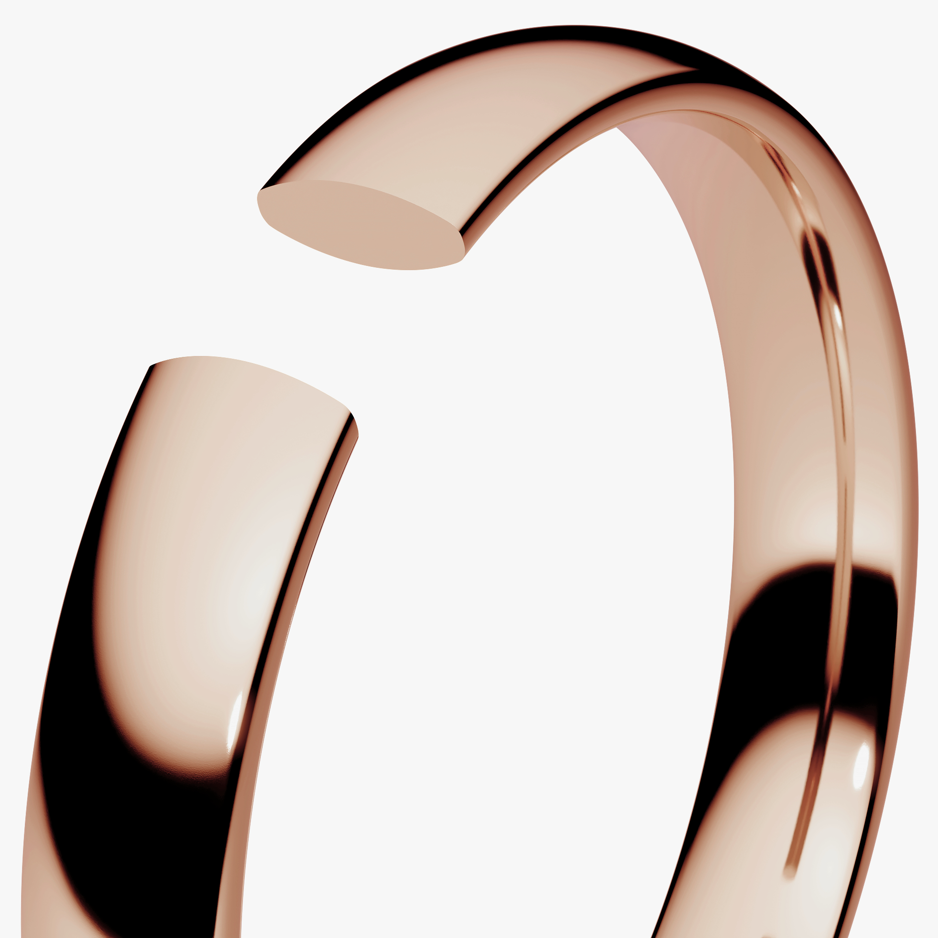 Obraczki slubne polokragla regular 3 mm z rozowego zlota 05