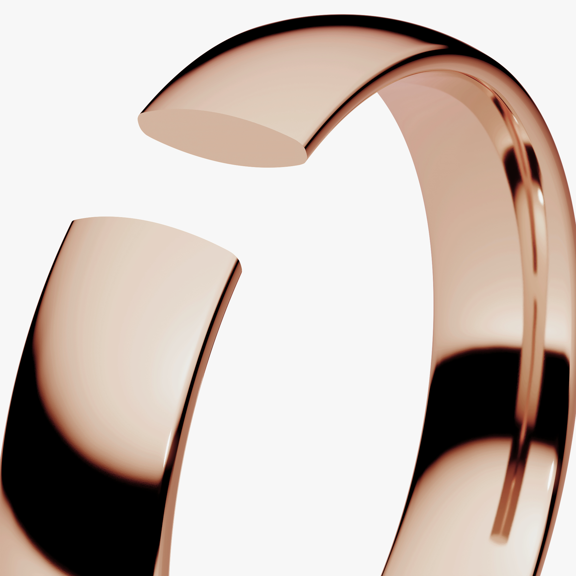 Obraczki slubne polokragla regular 4 mm z rozowego zlota 05