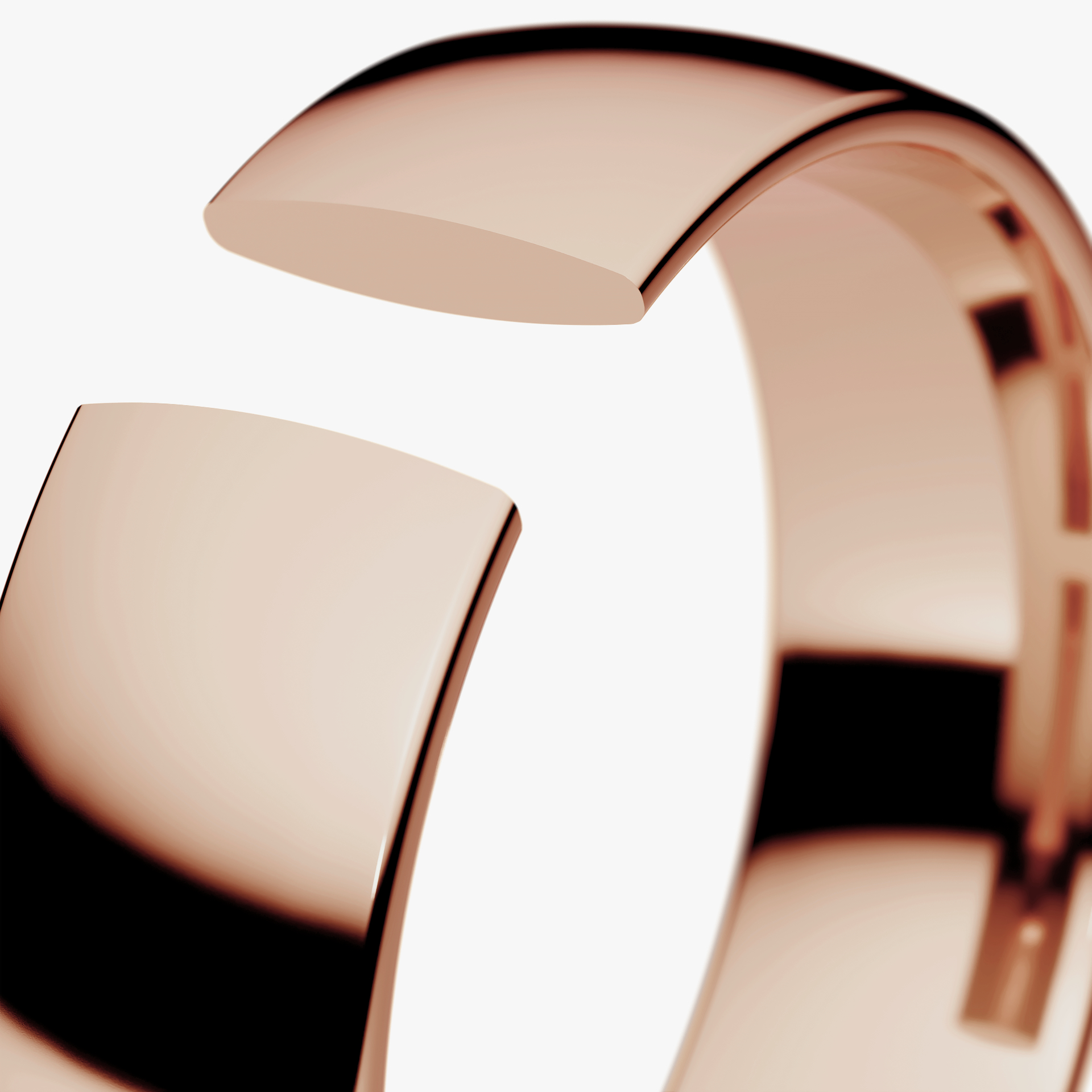 Obraczki slubne polokragla regular 5 5 mm z rozowego zlota 05