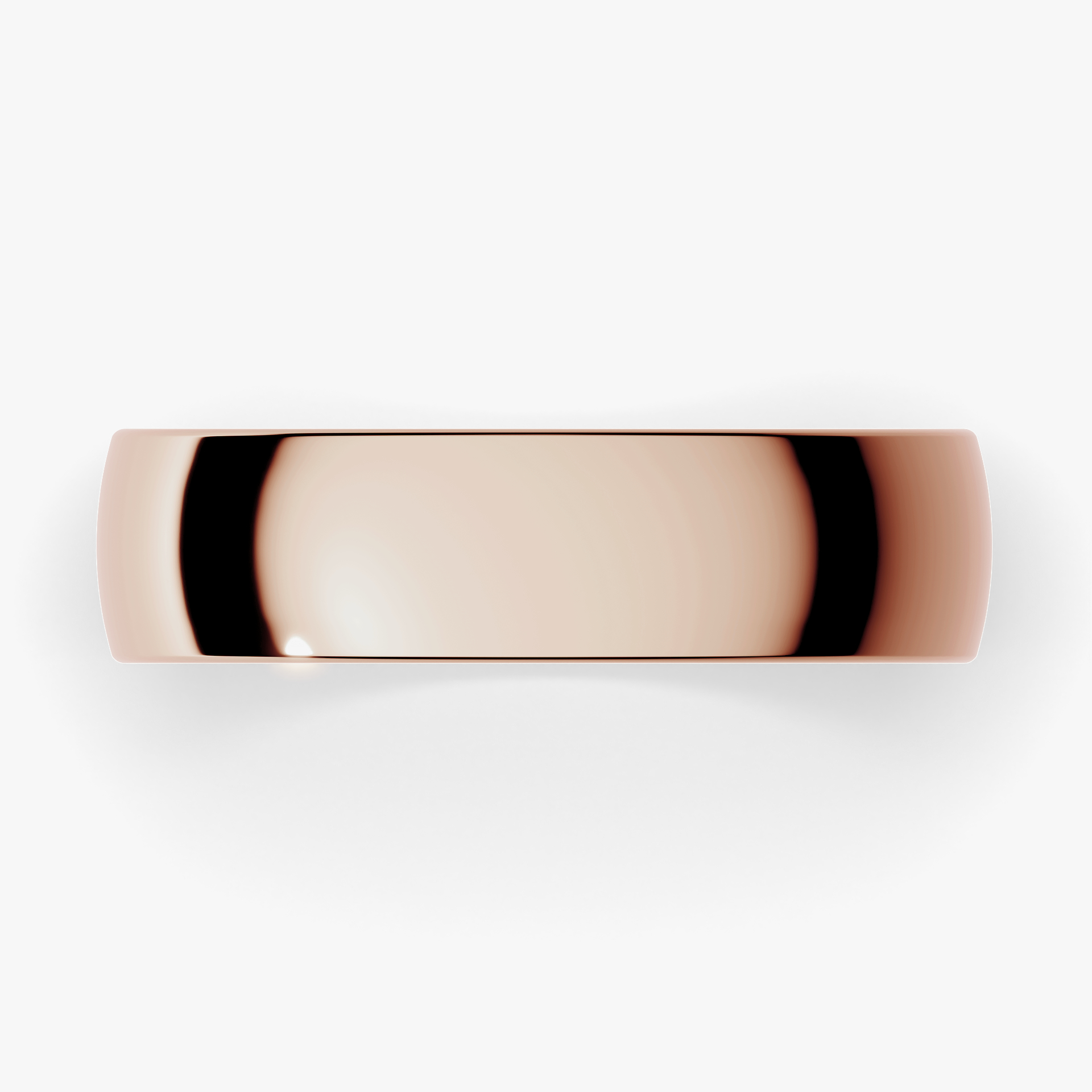 Obraczki slubne polokragla regular 5 mm z rozowego zlota 04