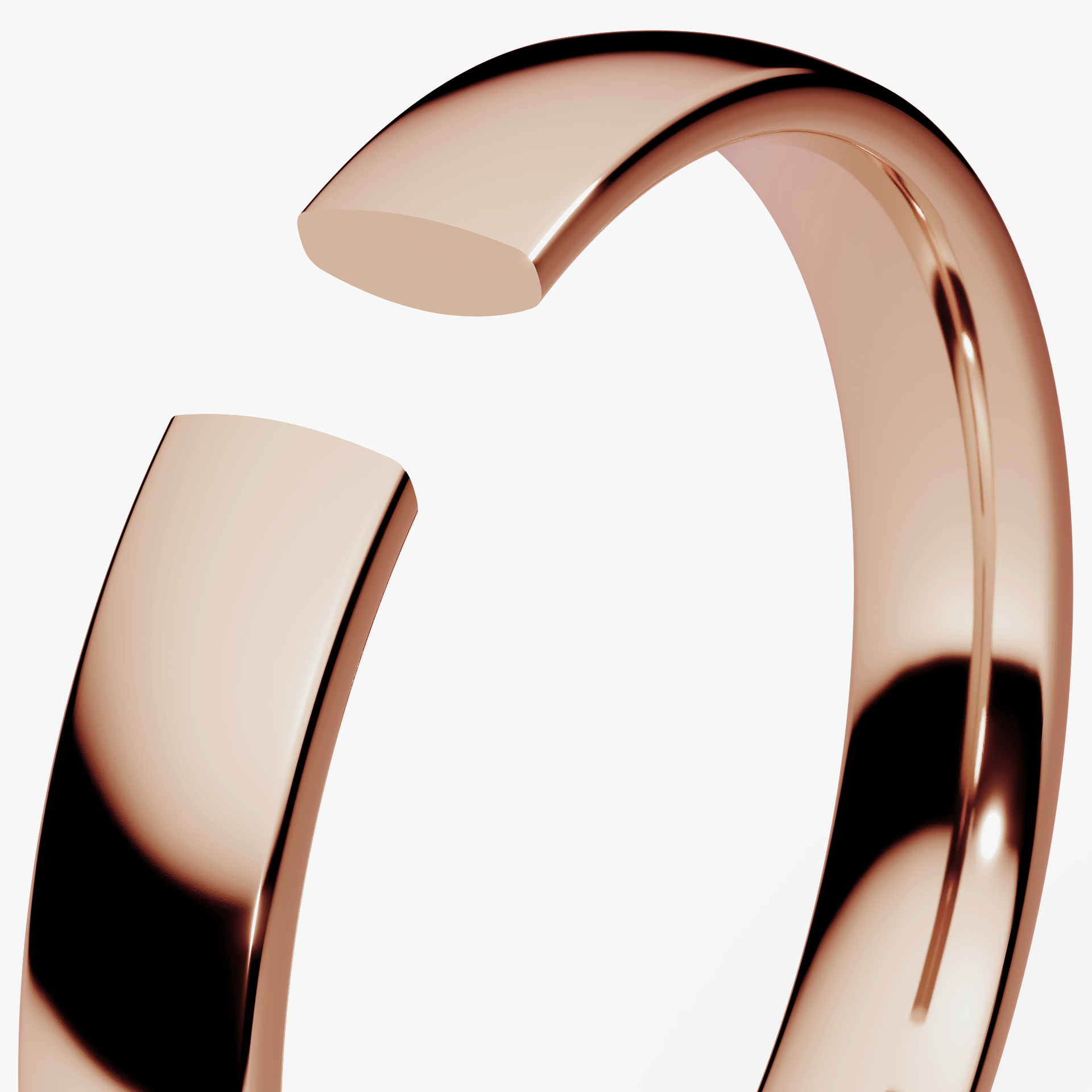 Obraczki slubne polokrogla fit 3 mm z rozowego zlota 05