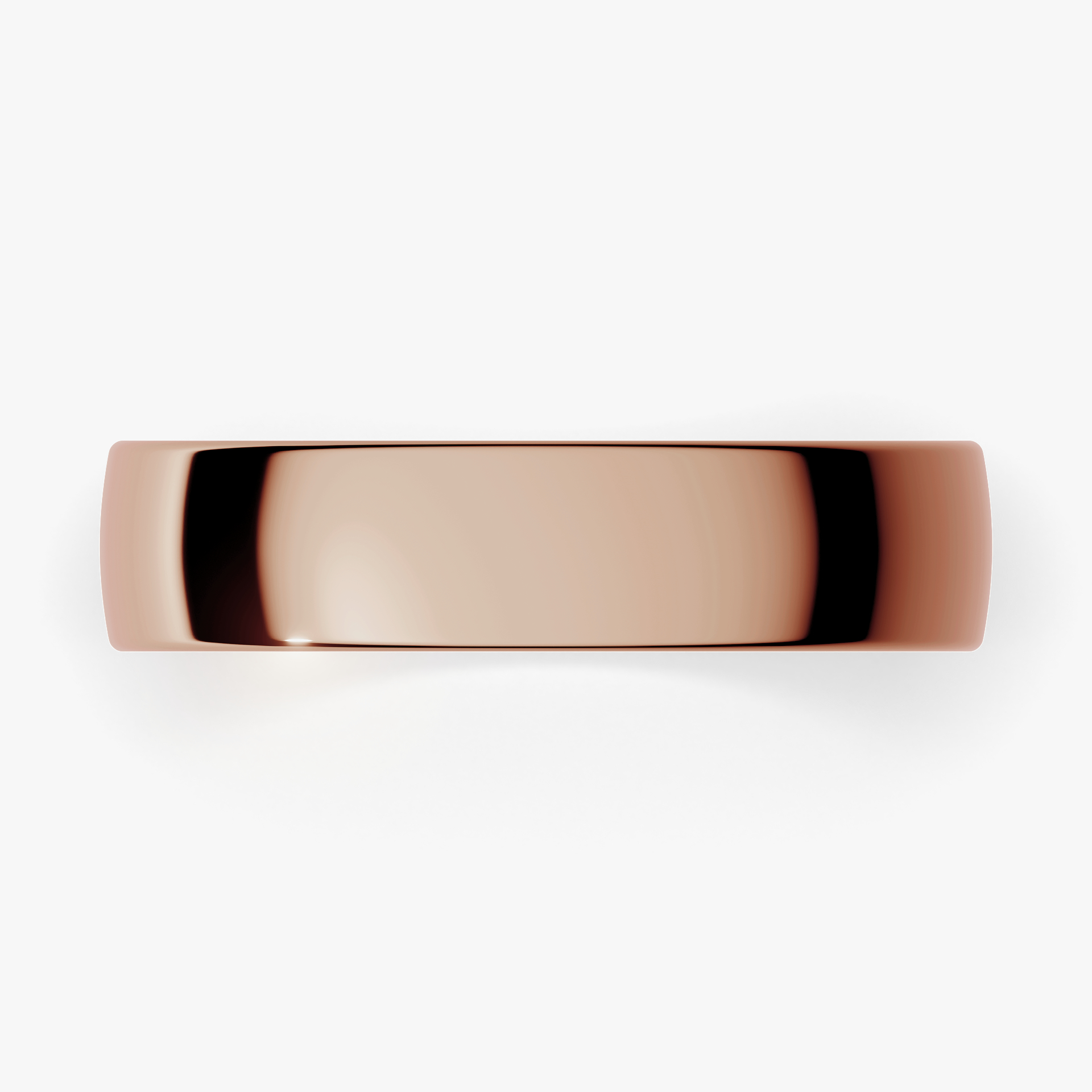 Obraczki slubne polokrogla fit 4 5 mm z rozowego zlota 04