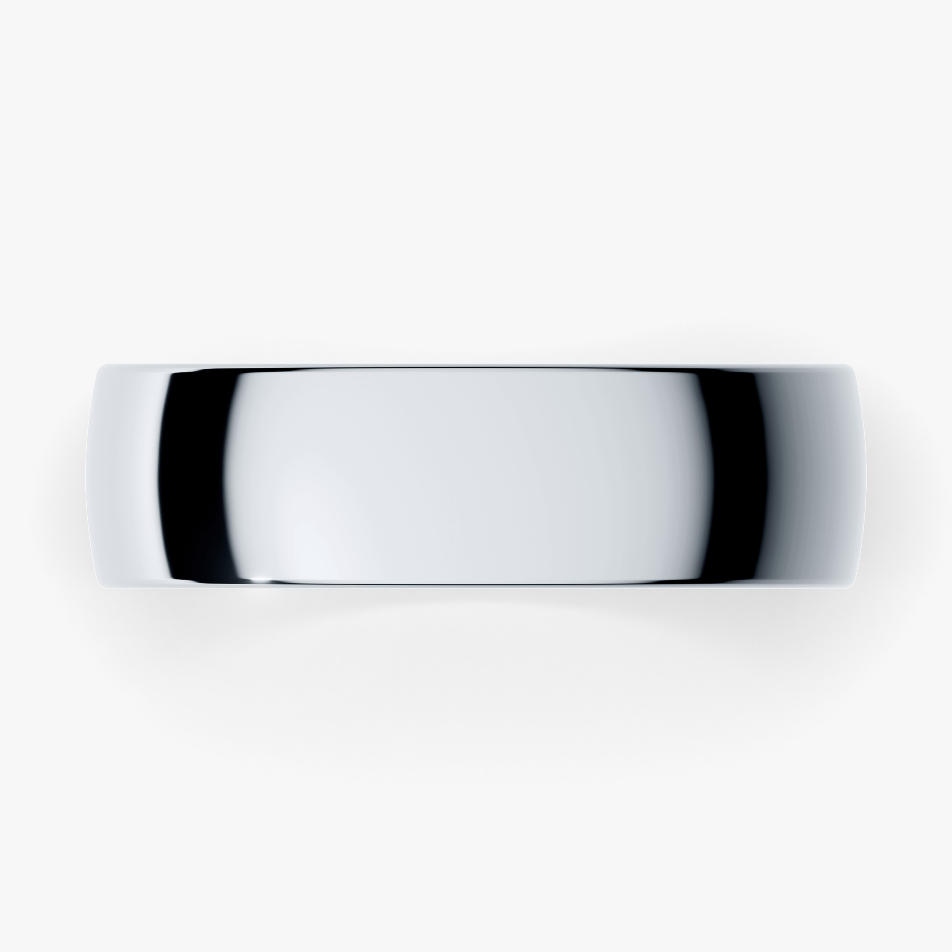 Obraczki slubne polokrogla fit 5 5 mm z bialego zlota 04