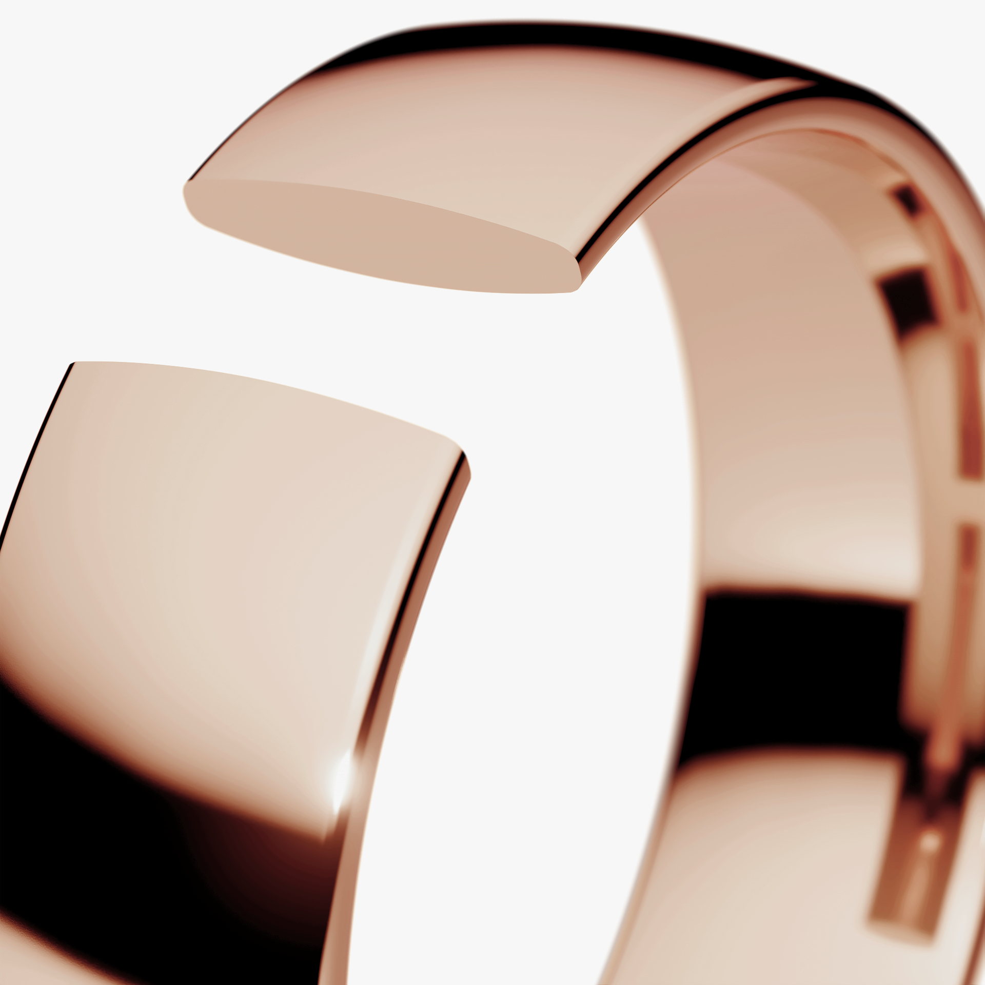 Obraczki slubne polokrogla fit 5 5 mm z rozowego zlota 05