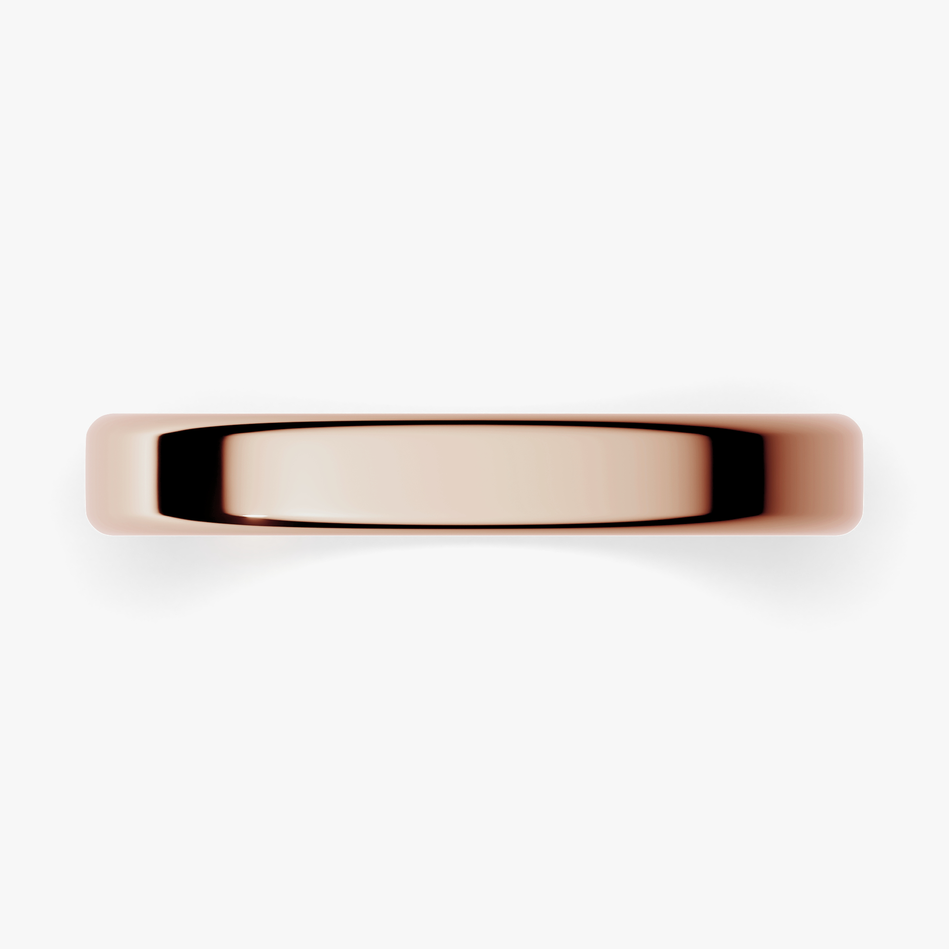 Obraczki slubne polokragle urban 3 mm z rozowego zlota 04