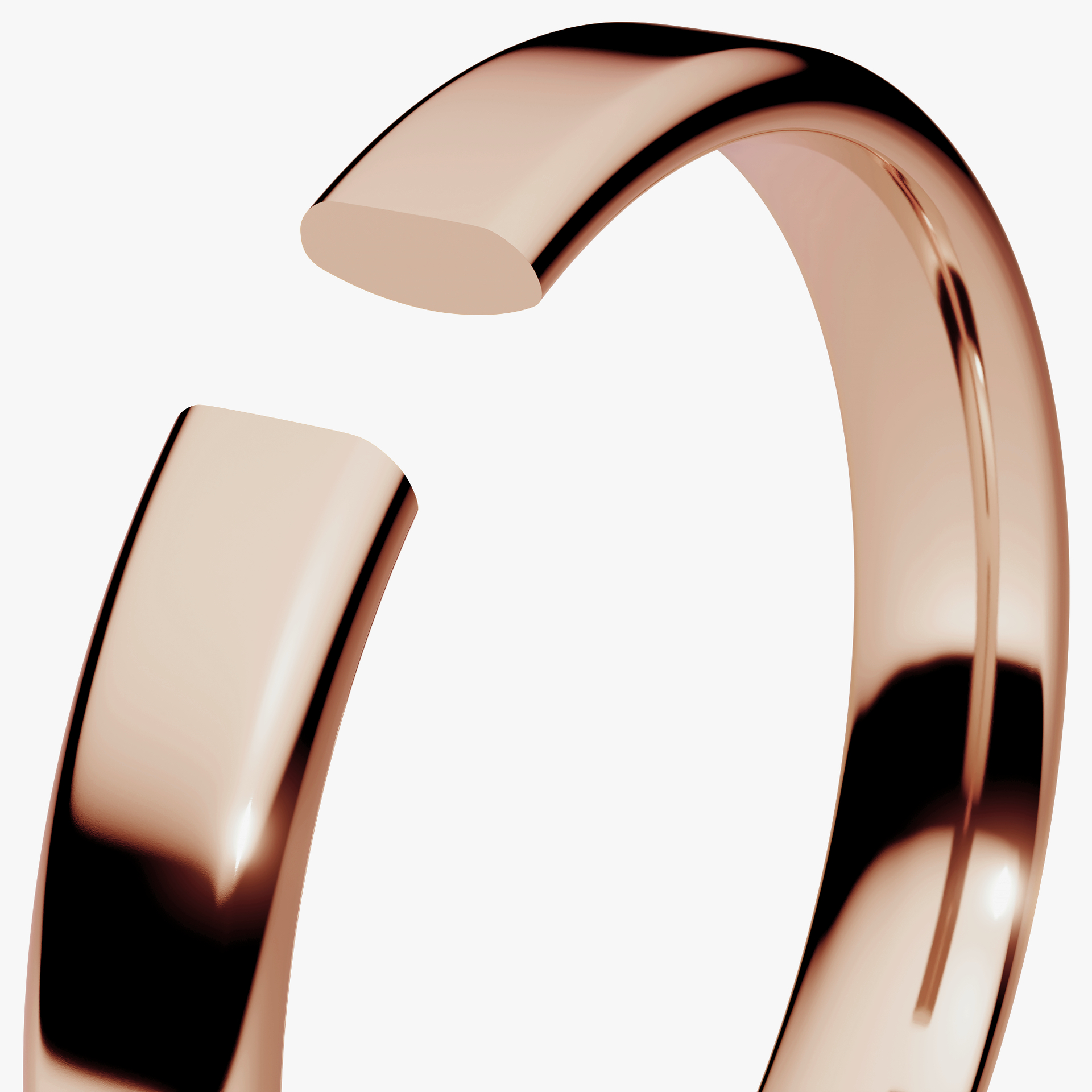 Obraczki slubne polokragle urban 3 mm z rozowego zlota 05