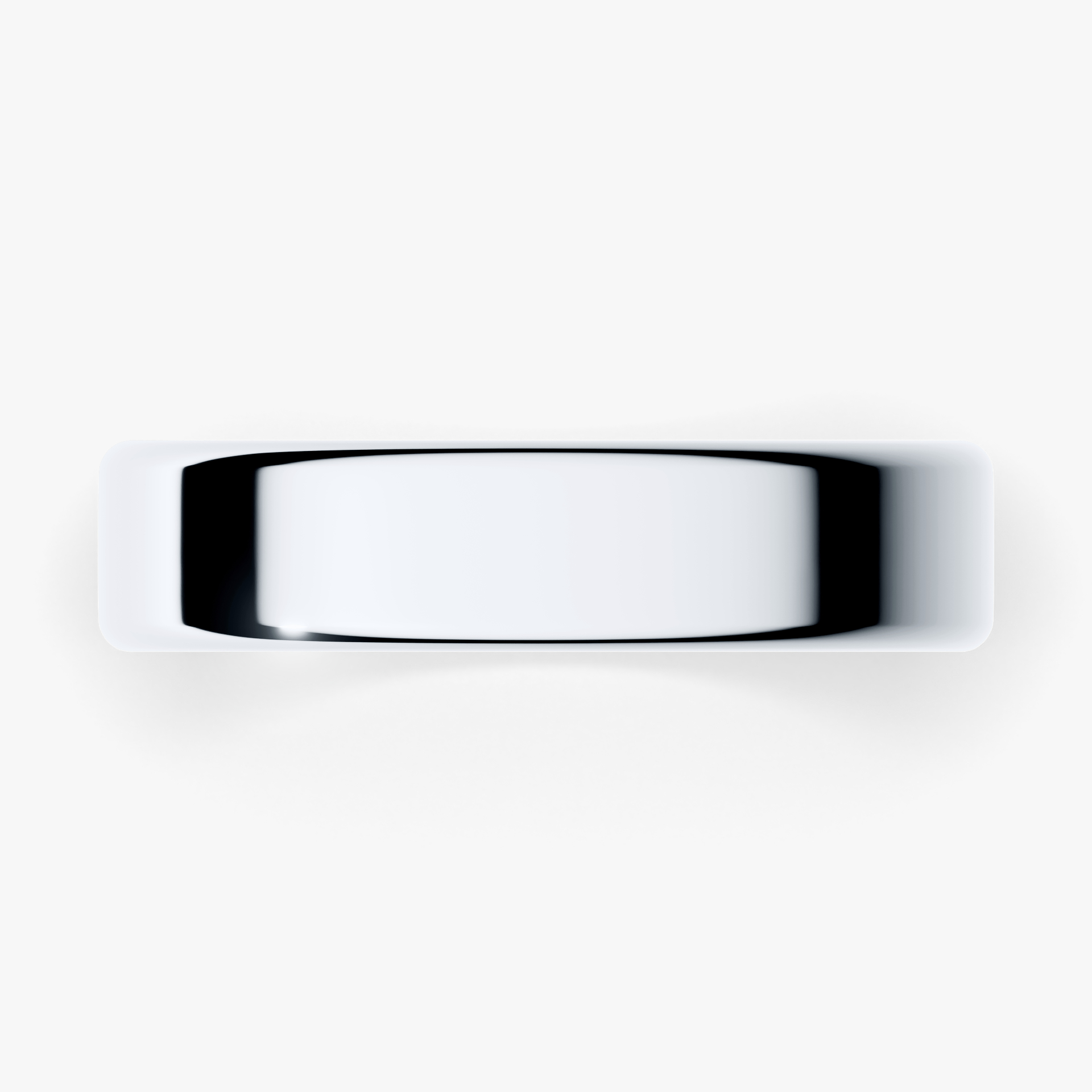 Obraczki slubne polokragle urban 4 5 mm z bialego zlota 04
