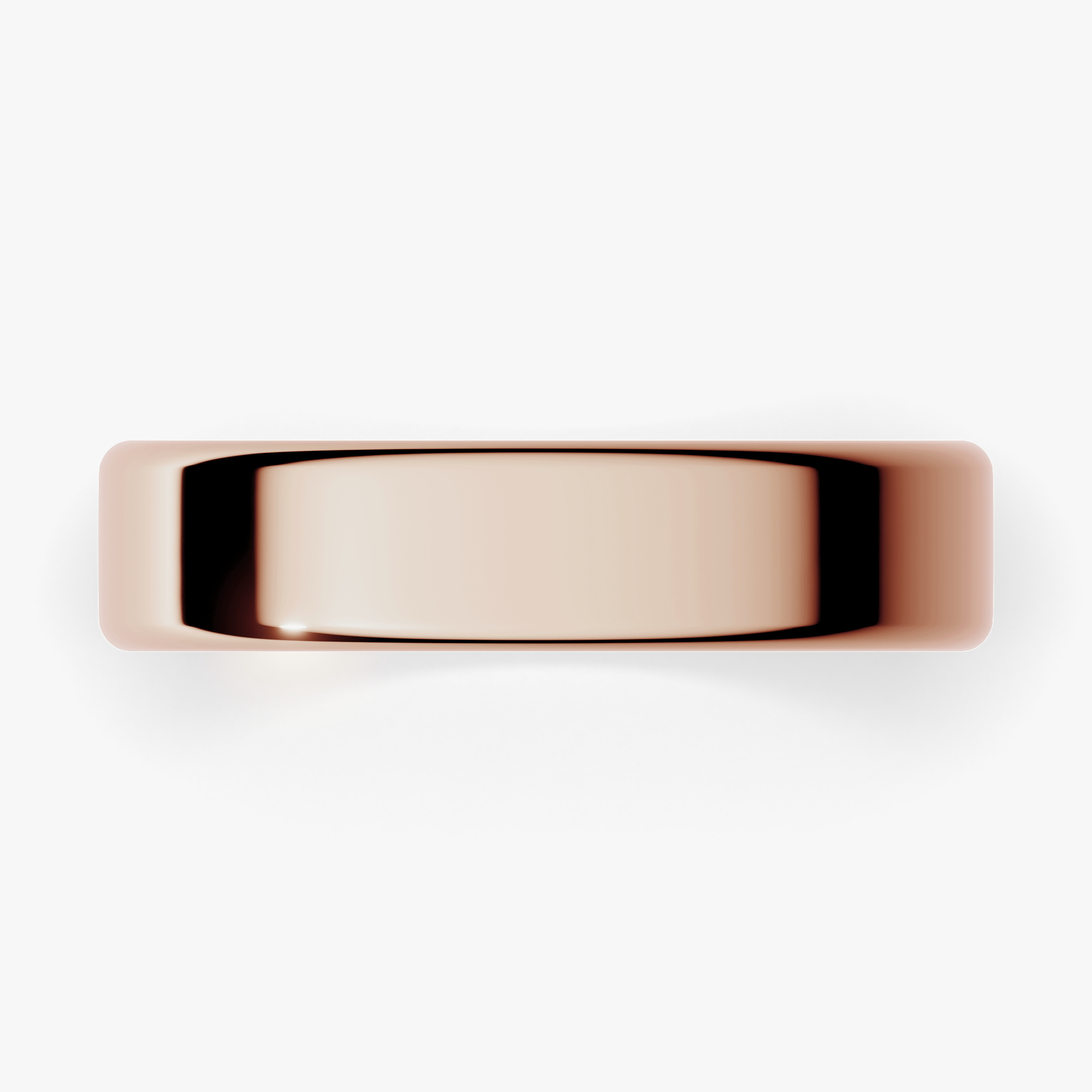 Obraczki slubne polokragle urban 4 5 mm z rozowego zlota 04