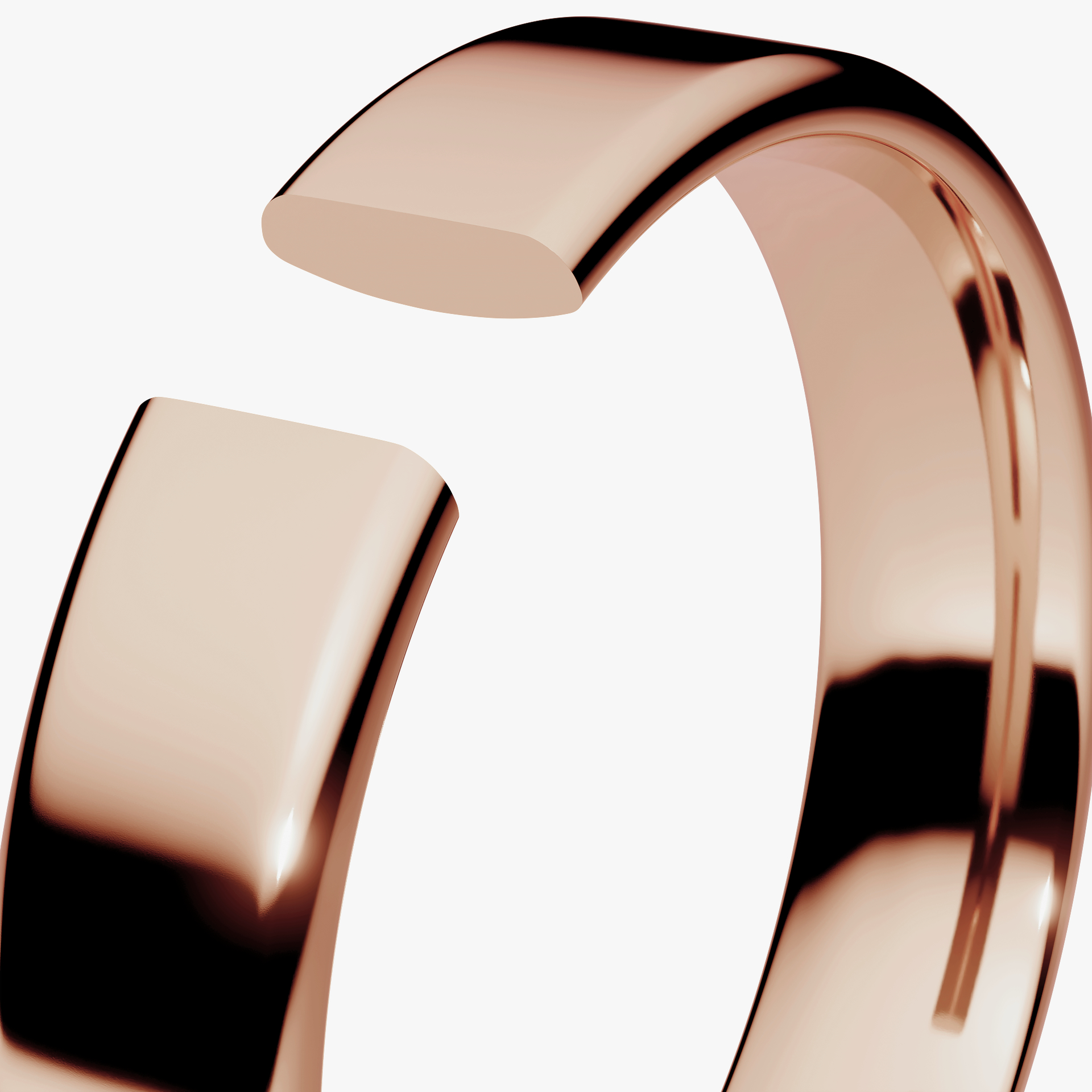Obraczki slubne polokragle urban 4 mm z rozowego zlota 05