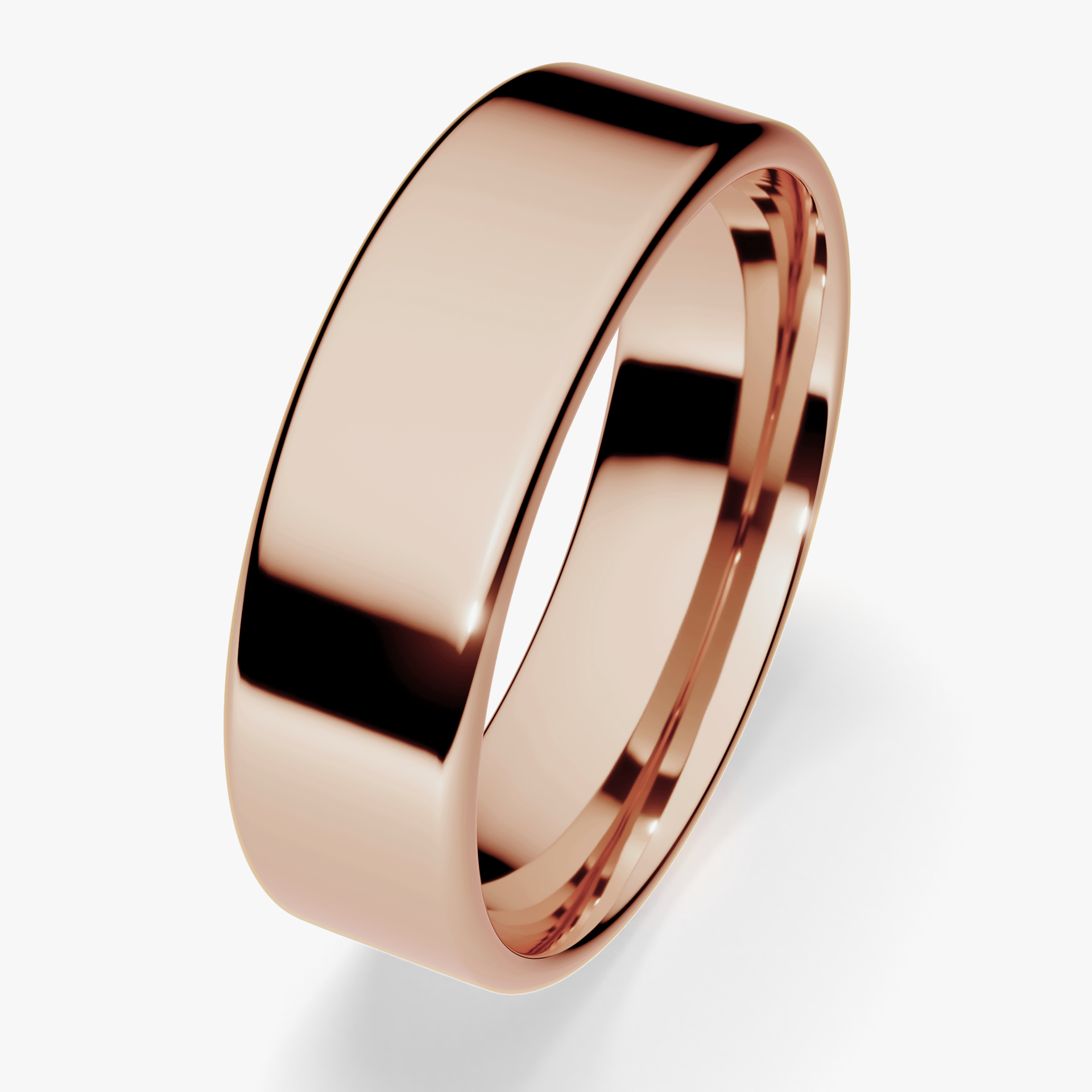Obraczki slubne polokragle urban 5 5 mm z rozowego zlota 03