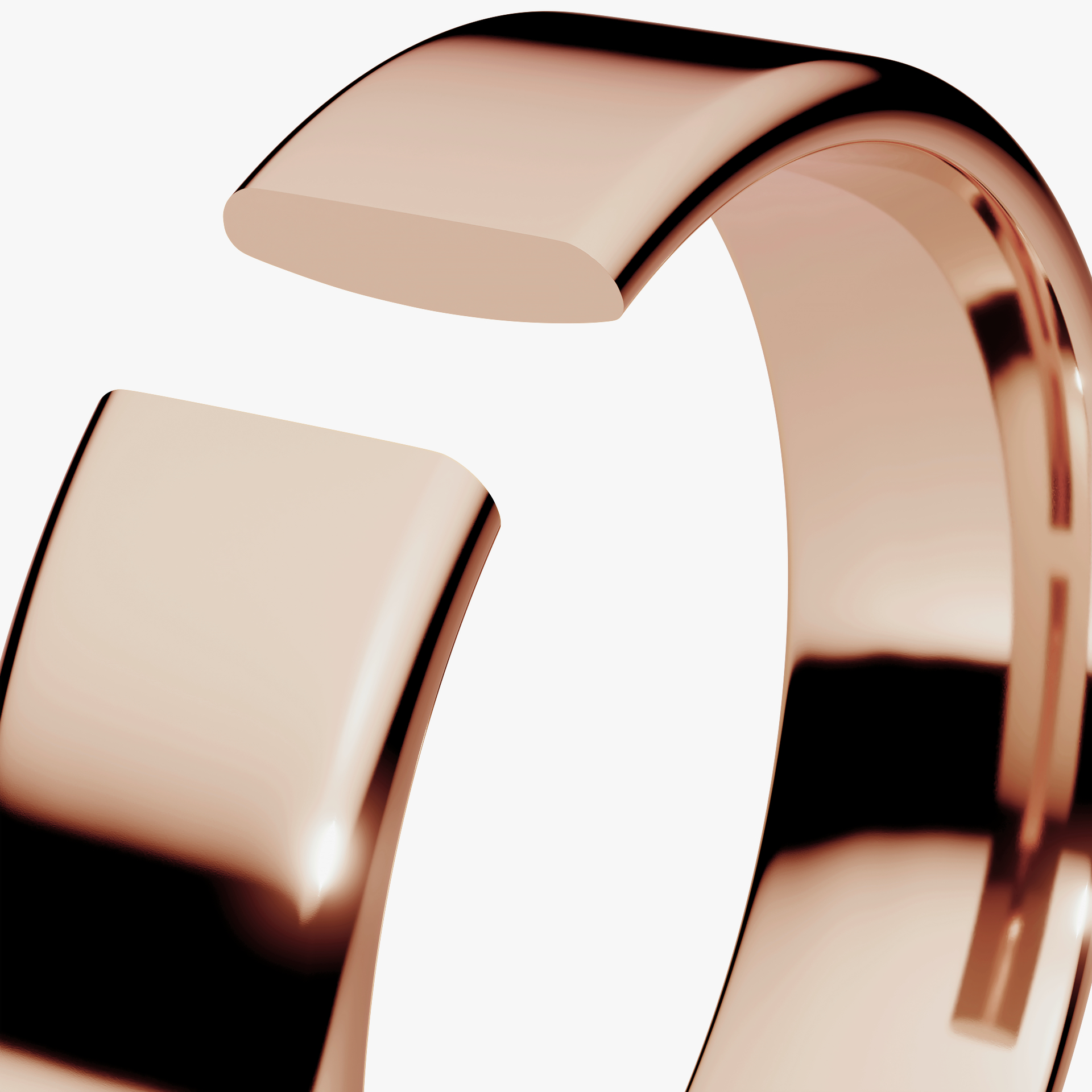 Obraczki slubne polokragle urban 5 mm z rozowego zlota 05