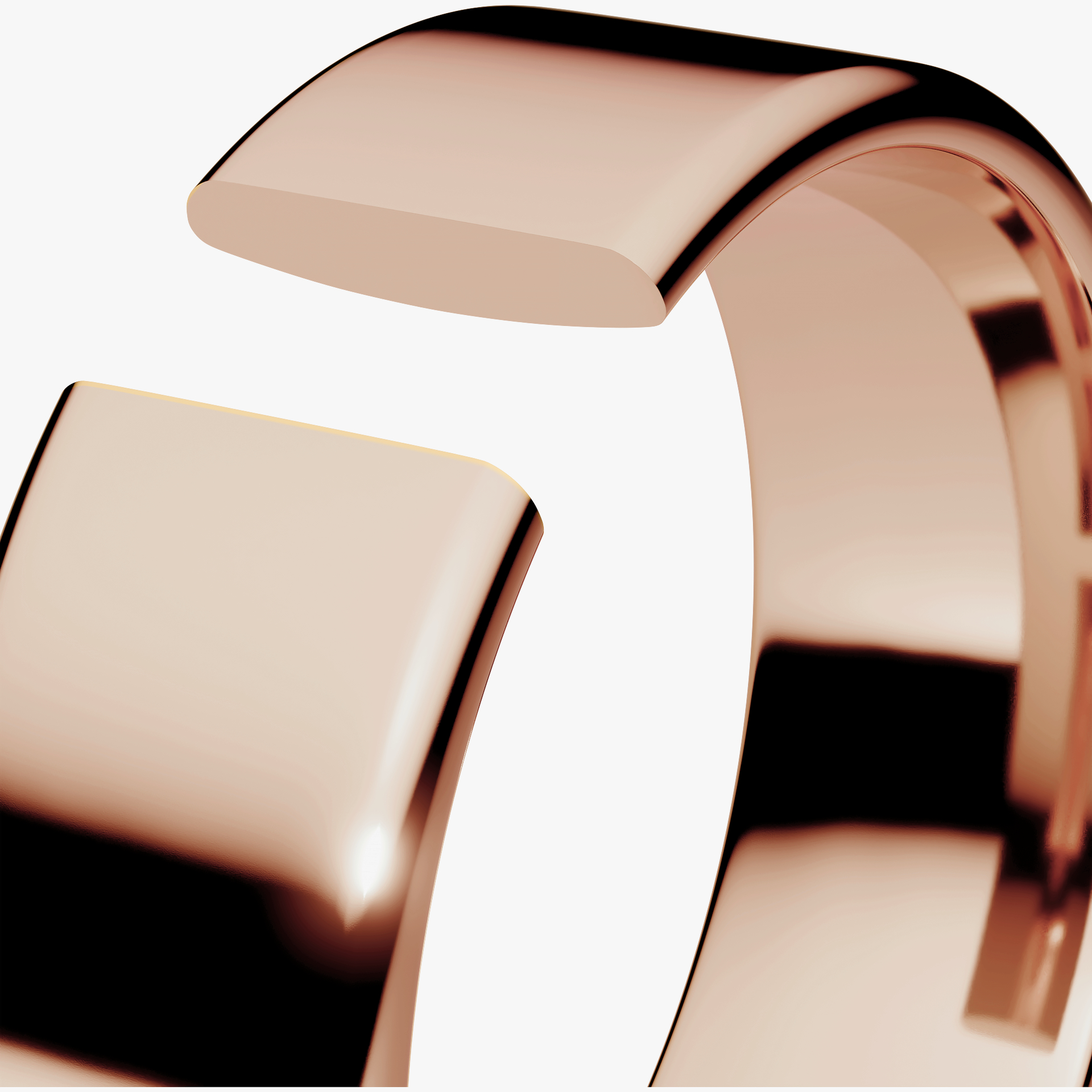Obraczki slubne polokragle urban 6 mm z rozowego zlota 05