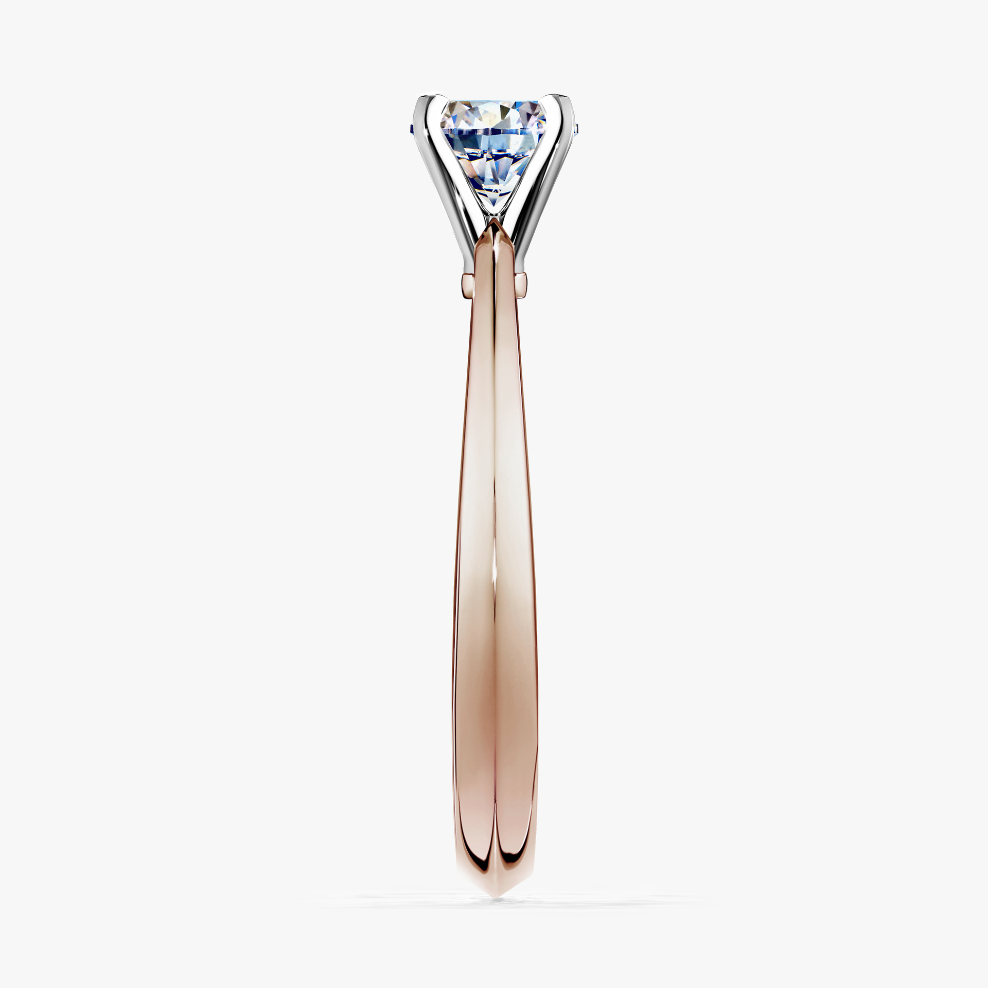 Pierścionek zaręczynowy My Angel z różowego złota z diamentem laboratoryjnym 0,25ct