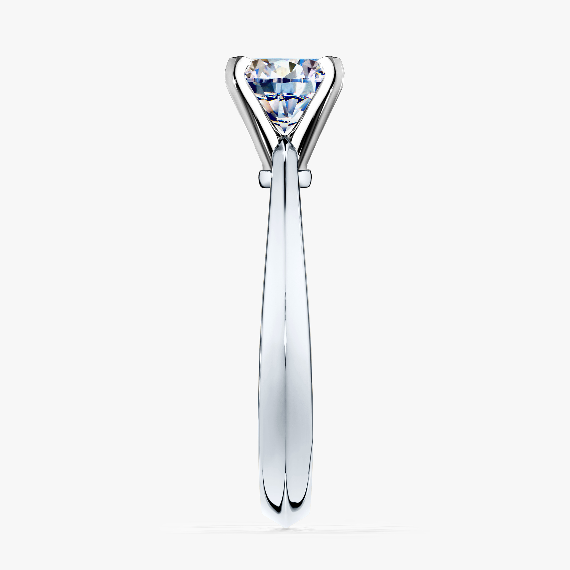 Pierścionek zaręczynowy My Angel z białego złota z diamentem naturalnym 0,50ct