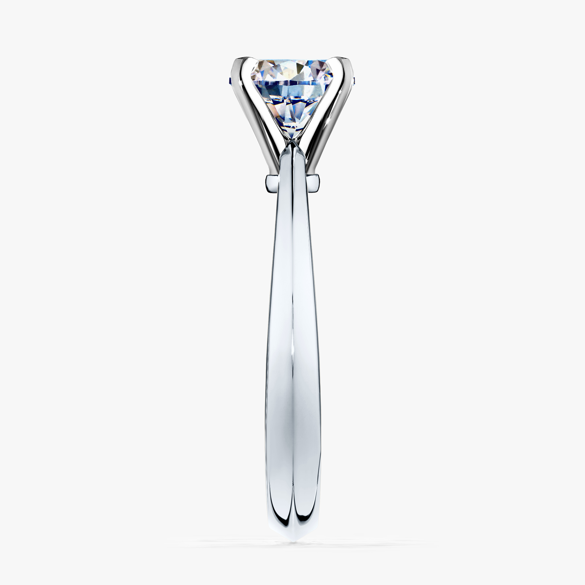 Pierścionek zaręczynowy My Angel z białego złota z diamentem naturalnym 0,80ct