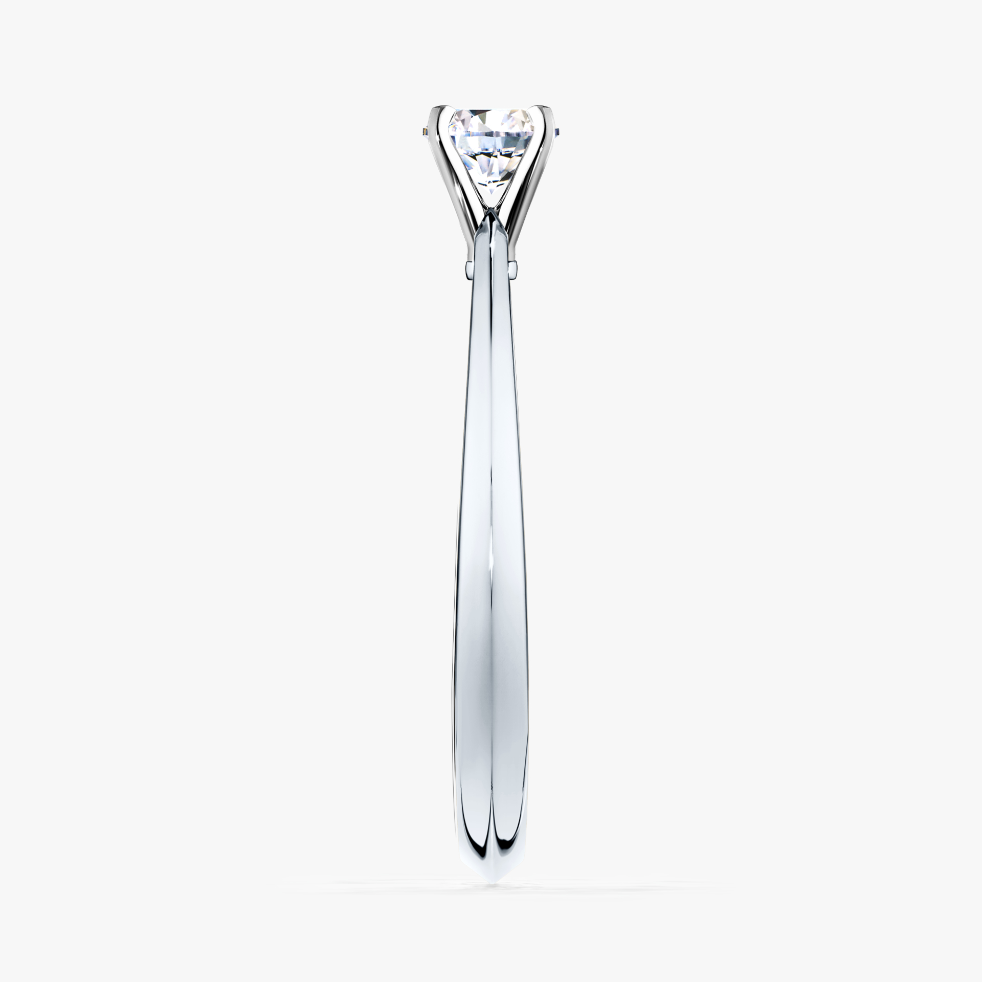 Pierscionek zareczynowy z diamentem laboratoryjnym 010 CT z bialego zlota my angel 03