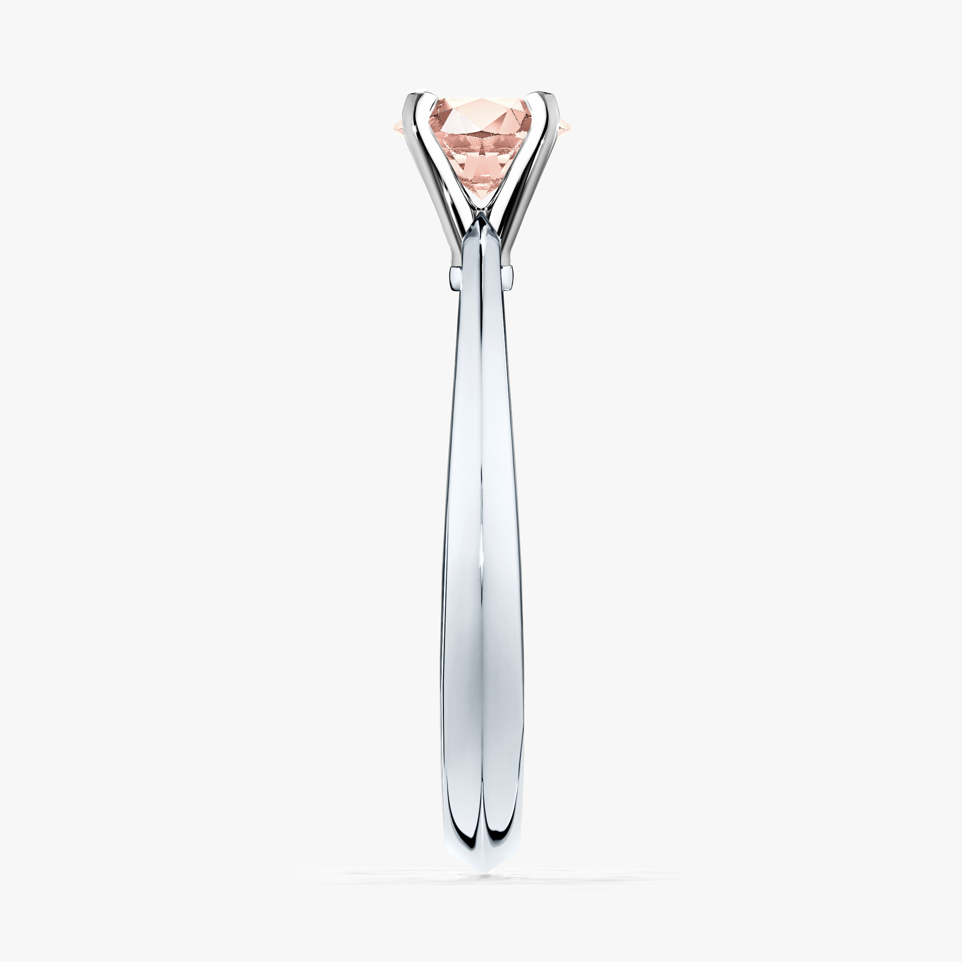 Pierścionek zaręczynowy My Angel z białego złota z morganitem 0,25ct