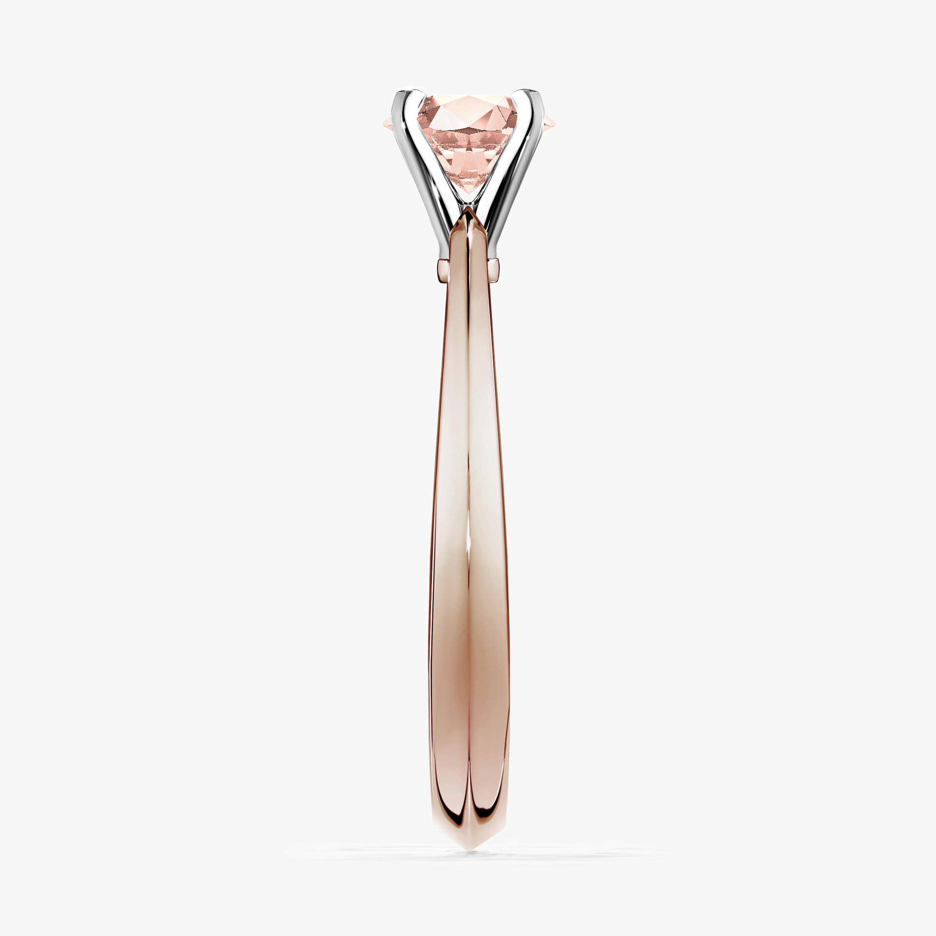 Pierścionek zaręczynowy My Angel z różowego złota z morganitem 0,25ct