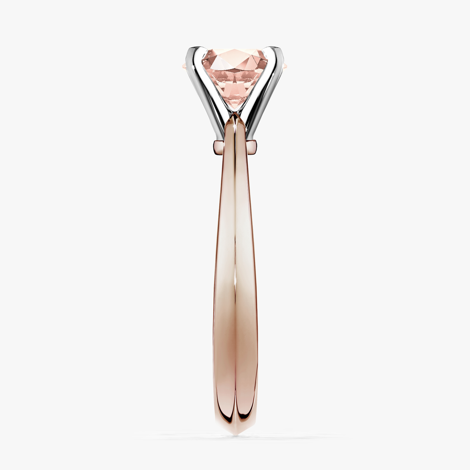 Pierścionek zaręczynowy My Angel z różowego złota z morganitem 0,50ct