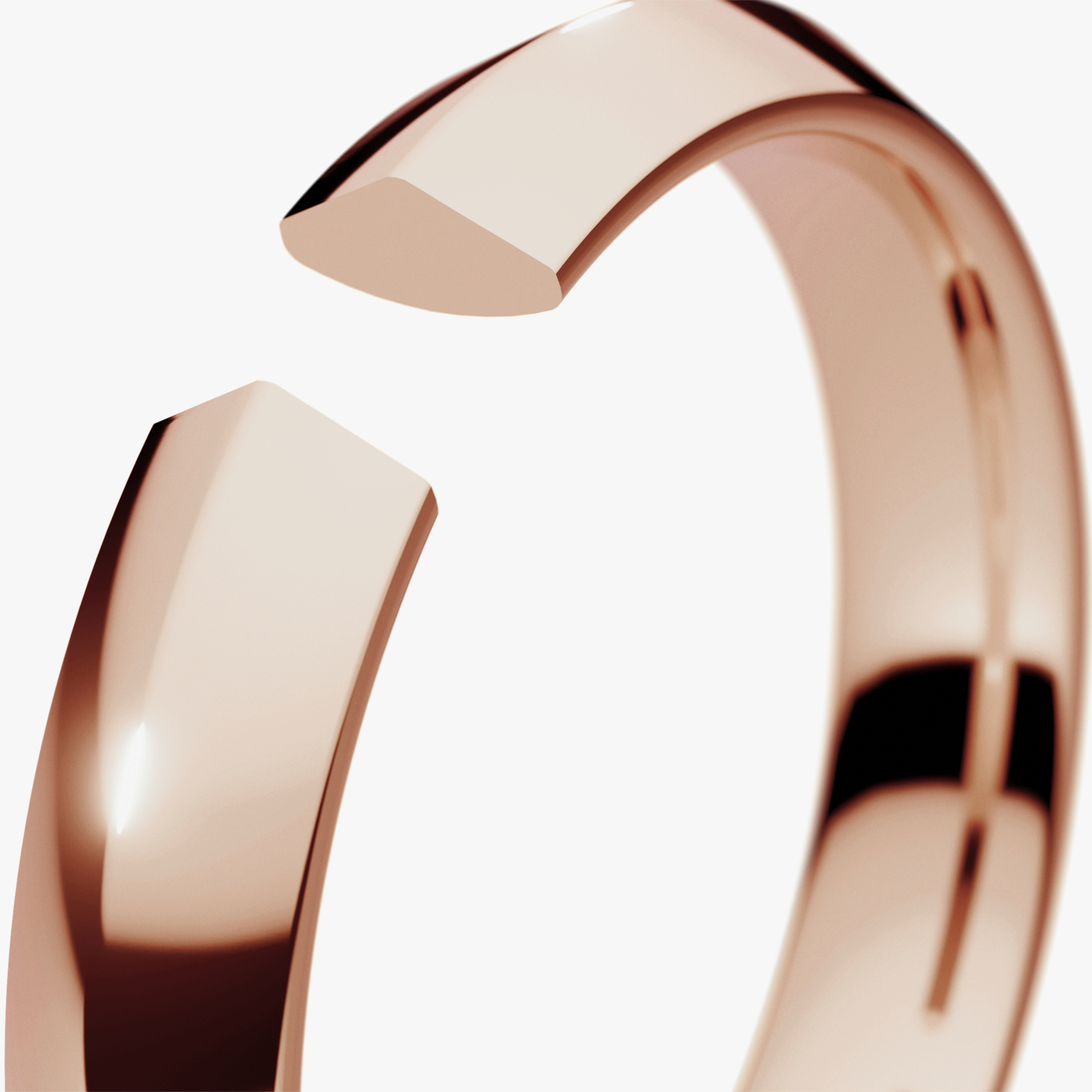 Obrączka ślubna Classica z różowego złota 3,5mm