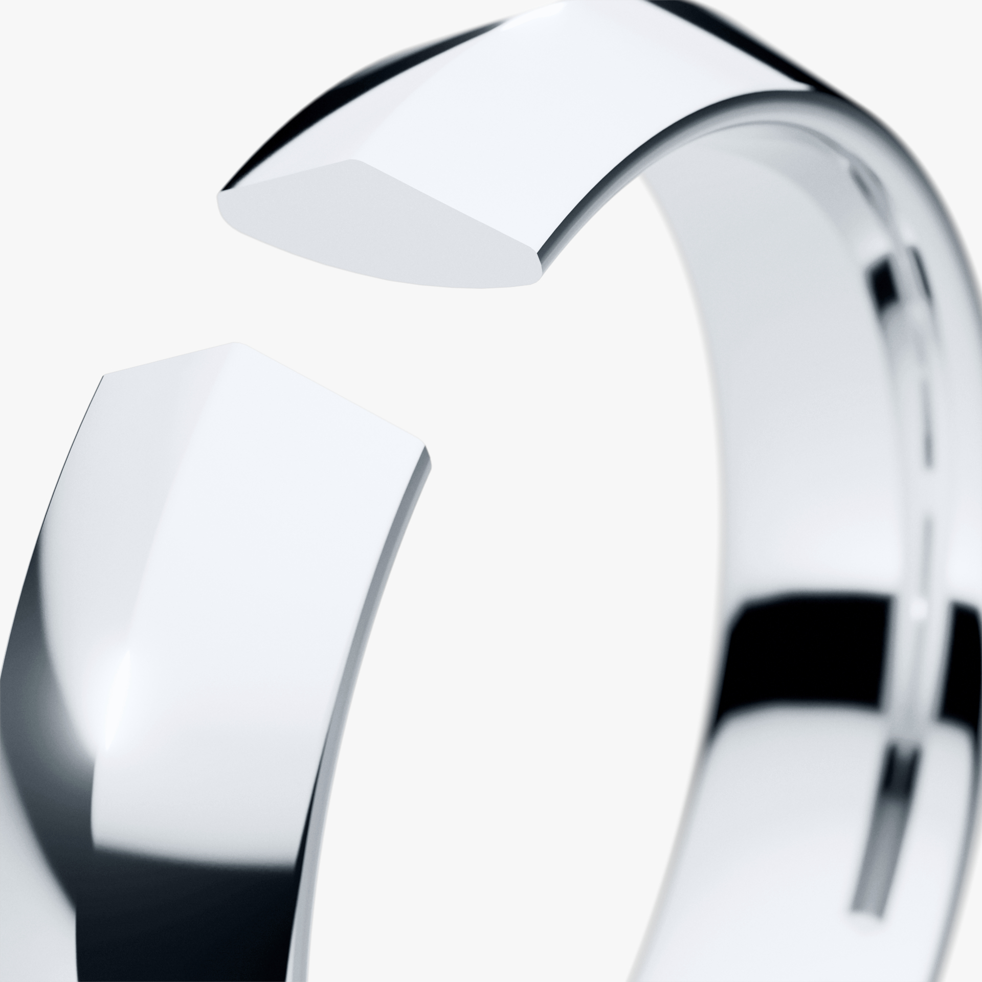 Obrączka ślubna Classica z białego złota 4,5mm