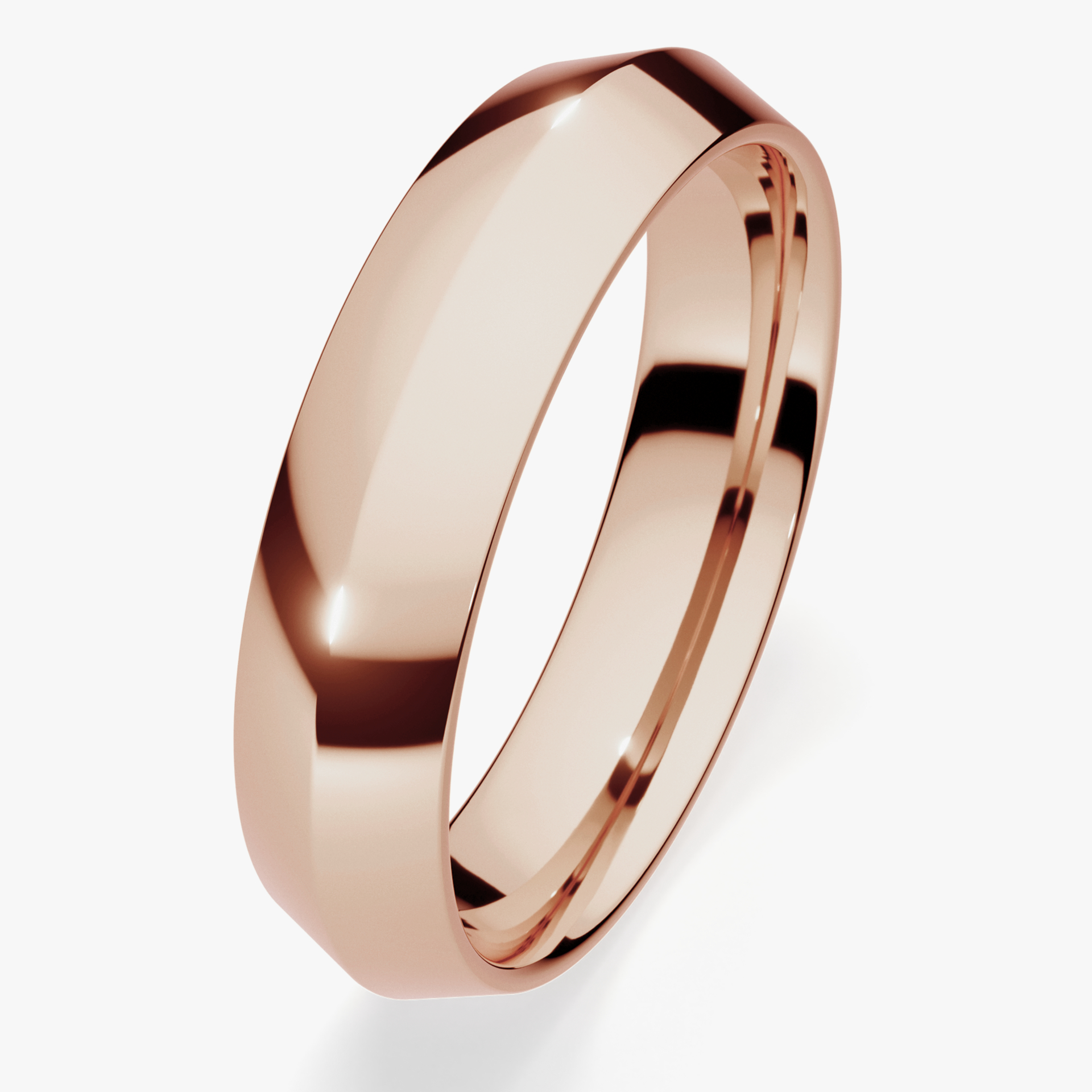 Obrączka ślubna Classica z różowego złota 4,5mm