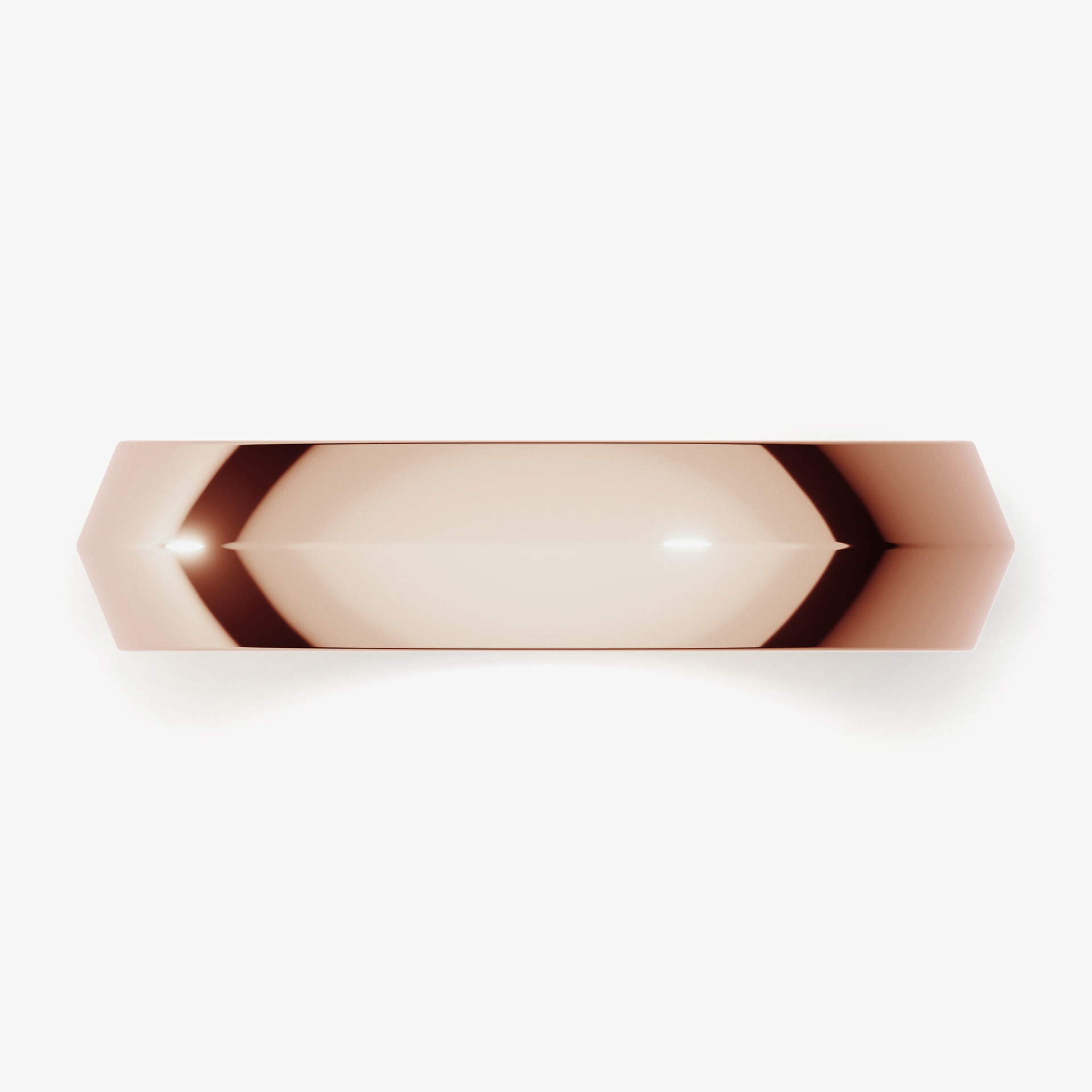 Obrączka ślubna Classica z różowego złota 4,5mm
